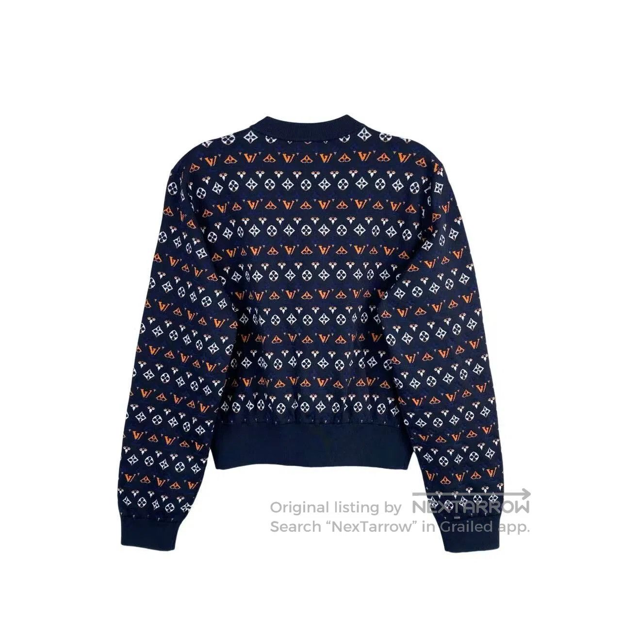 Louis Vuitton Louis Vuitton 24SS logo-embossed crew neck concealed butto Size S / US 4 / IT 40 - 2 Thumbnail
