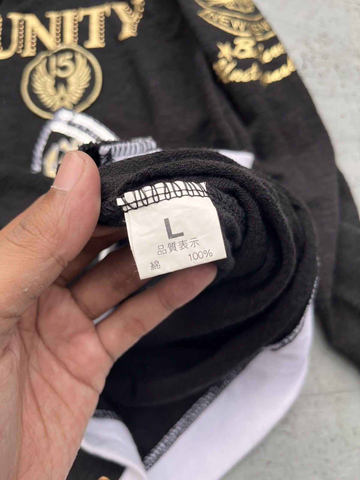 20471120 New Sense Poem Gold Gohtic Hoodie Punk Lgb Kmrii Y2K Size US S / EU 44-46 / 1 - 3 Thumbnail