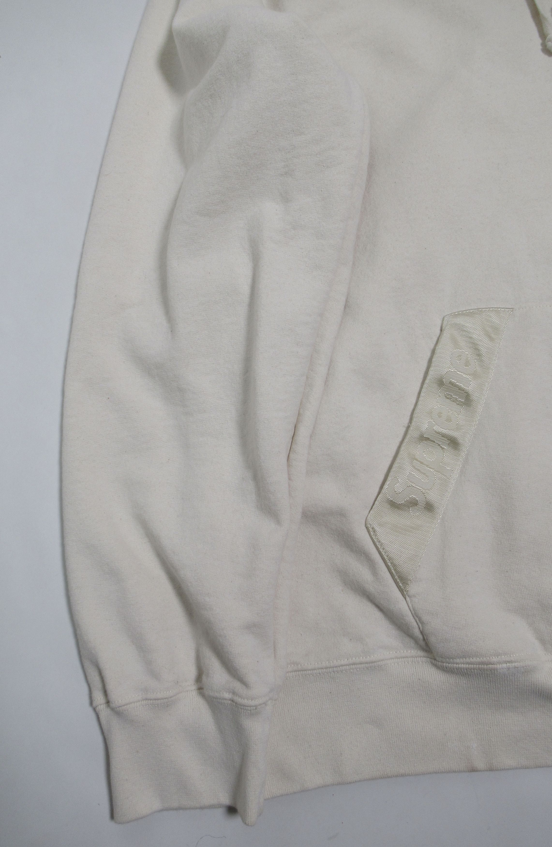 Supreme Supreme Tonal Webbing Hooded Sweatshirt Natural SS2020 Size US XL / EU 56 / 4 - 4 Thumbnail