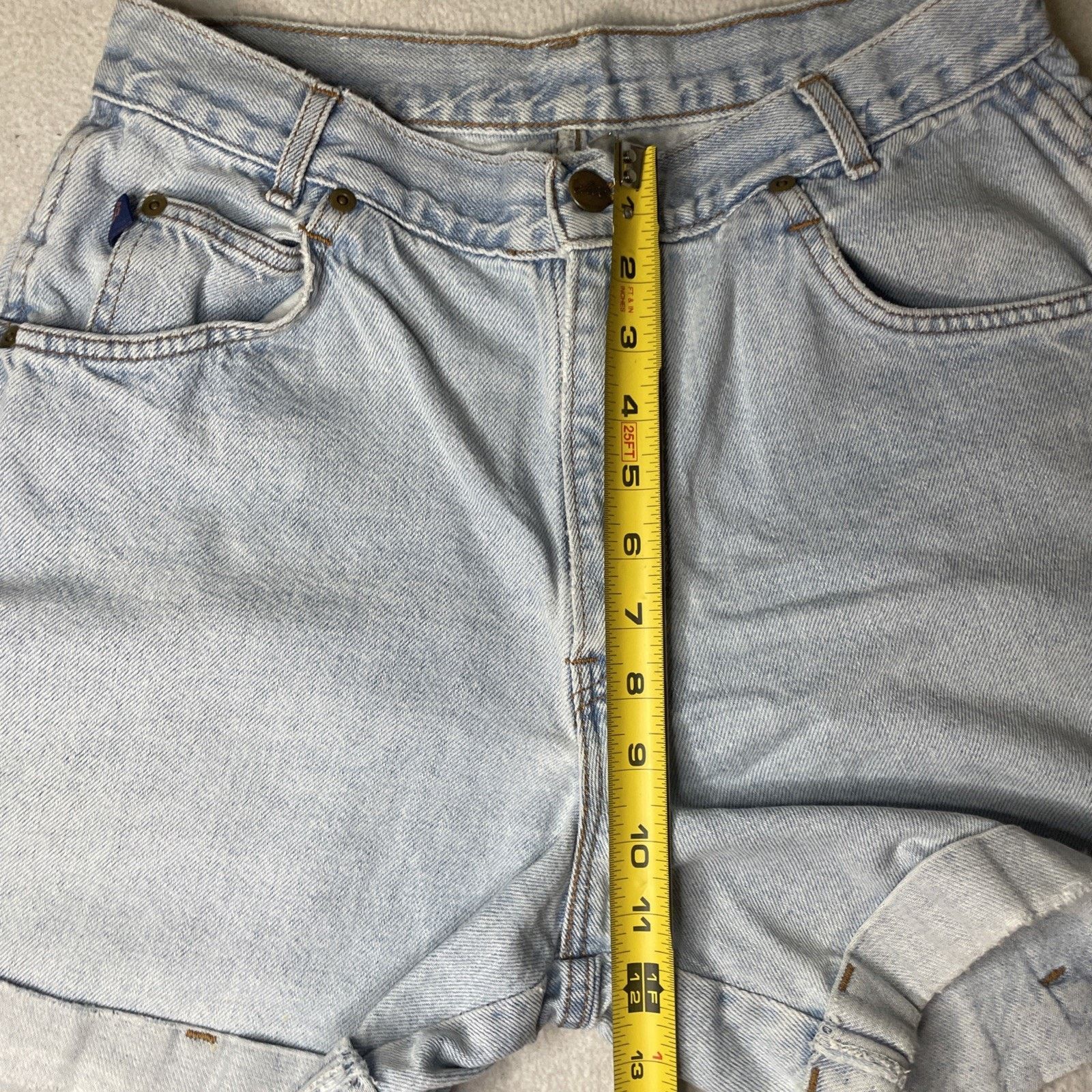 Other VTG 90s Chic Denim Shorts Size 13 High Waisted Light Wash Size 34" / US 12 / IT 48 - 7 Thumbnail