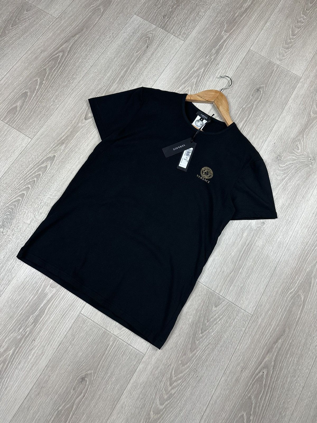Versace VERSACE T-Shirt Crew Neck Short Sleeves Black NEW Size US M / EU 48-50 / 2 - 3 Thumbnail