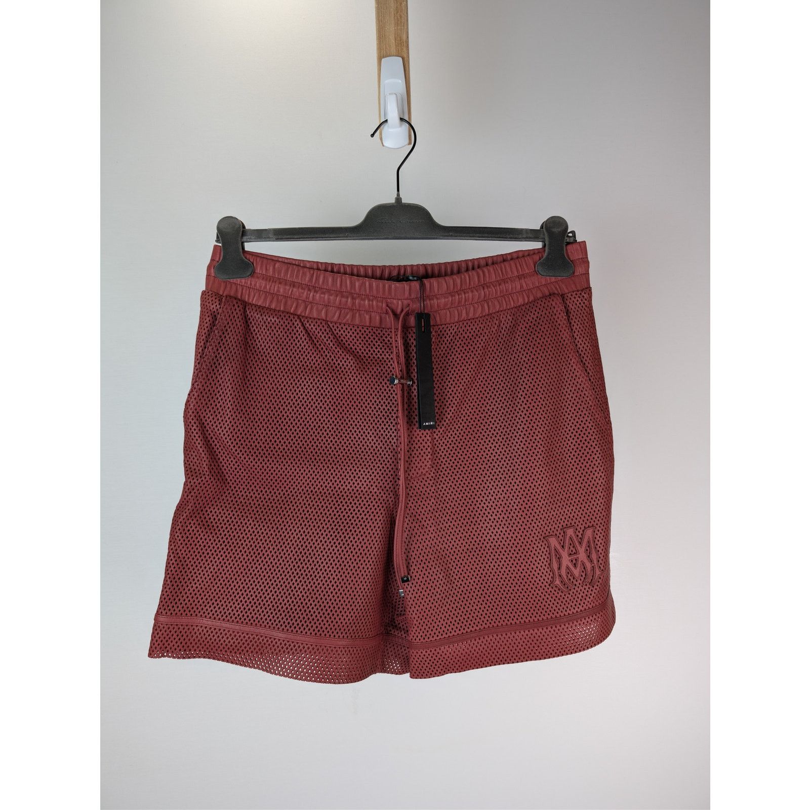 Amiri o1rshd1 MA Perforated Leather Shorts in Sun Dried Tomato Size US 32 / EU 48 - 10 Thumbnail