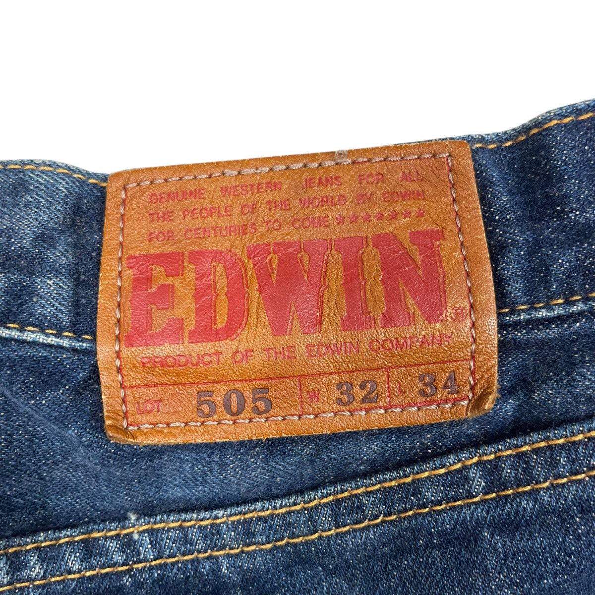 Edwin Vintage Edwin Lot 505 Redline Denim Jean Size US 32 / EU 48 - 16 Thumbnail