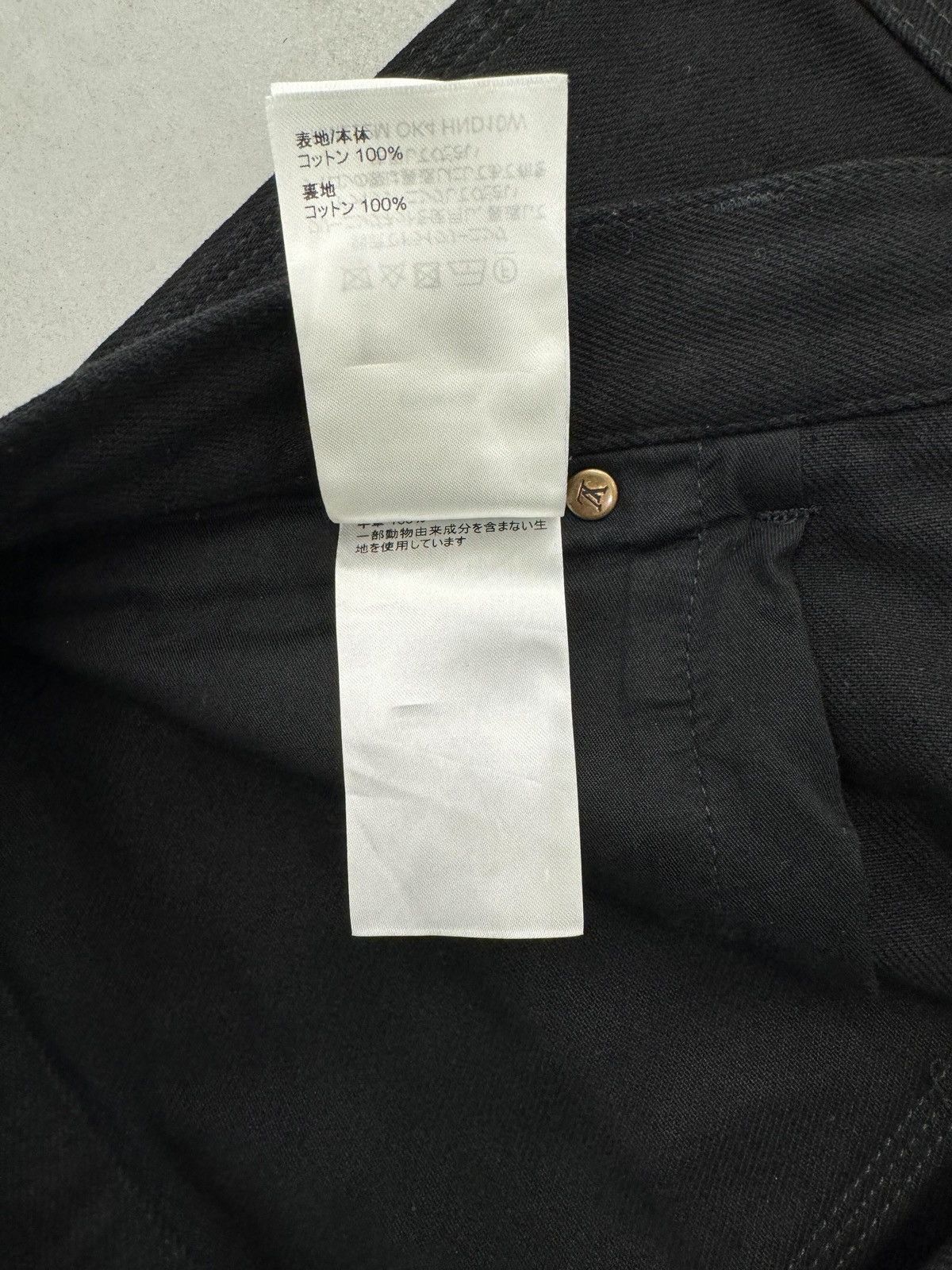 Louis Vuitton Louis Vuitton Monogram Detail Carpenter Denim Pants Black Size US 36 / EU 52 - 5 Thumbnail