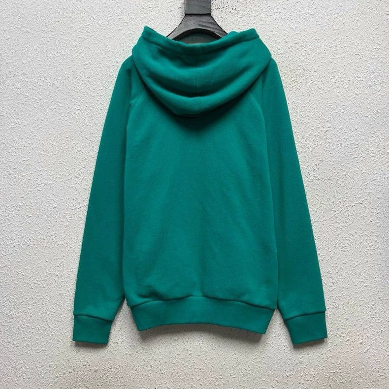 Gucci Gucci Sequin Planet Print Logo Lake Green Hoodie-2508 Size US S / EU 44-46 / 1 - 2 Thumbnail