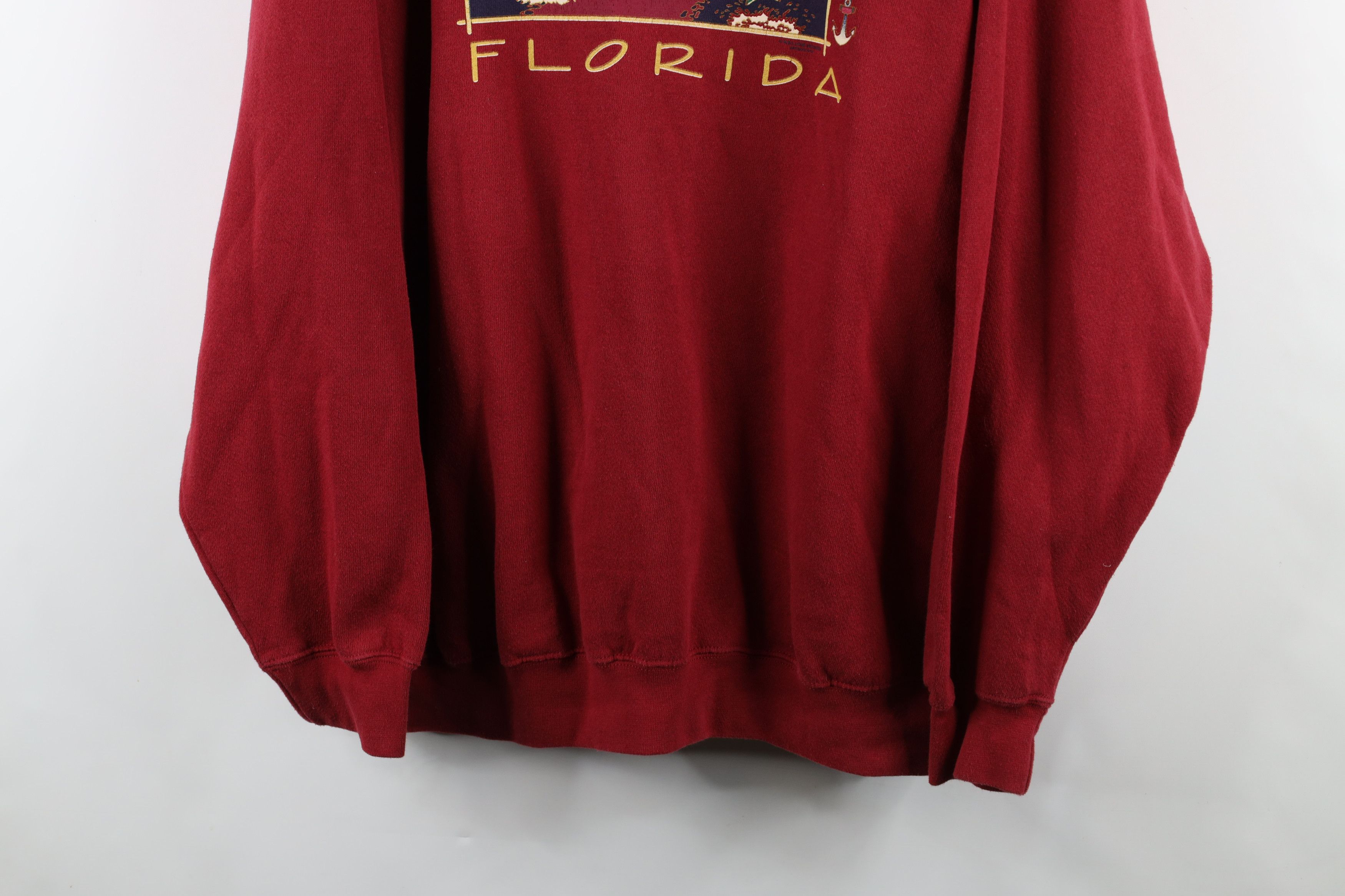 Vintage Vintage 90s Streetwear Spell Out Florida Dolphin Sweatshirt Size US XXL / EU 58 / 5 - 3 Thumbnail