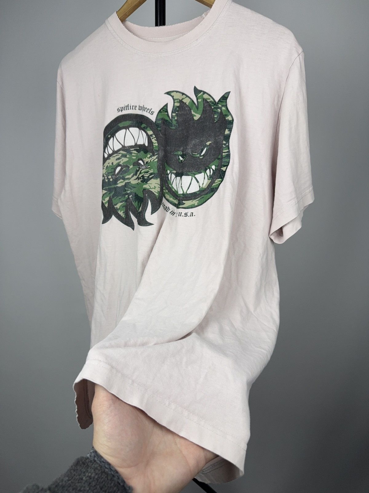 Spitfire Spitfire 90s SK8 Bighead Camo Graphic Tee Skateboard Y2K Size US L / EU 52-54 / 3 - 10 Thumbnail