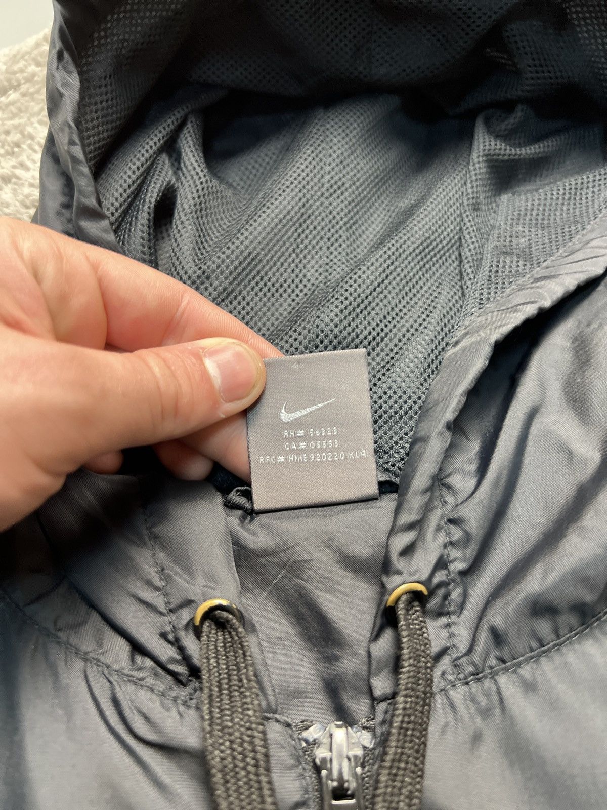 Nike × Vintage Vintage 90’s Nike Nylon Track Jacket Drill Mini Swoosh Y2k Size US M / EU 48-50 / 2 - 6 Thumbnail