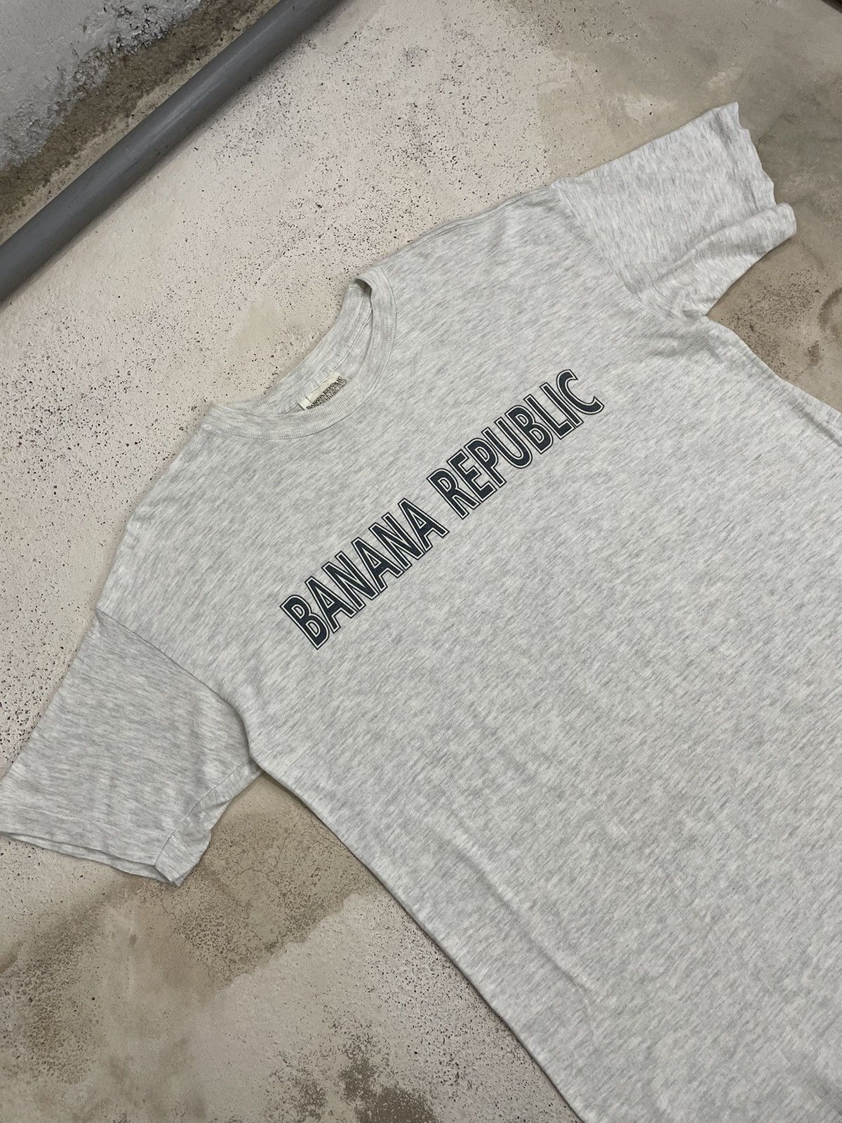 Banana Republic × Vintage Vintage USA Banana Republic Font Single Stich Tee Size US S / EU 44-46 / 1 - 3 Thumbnail