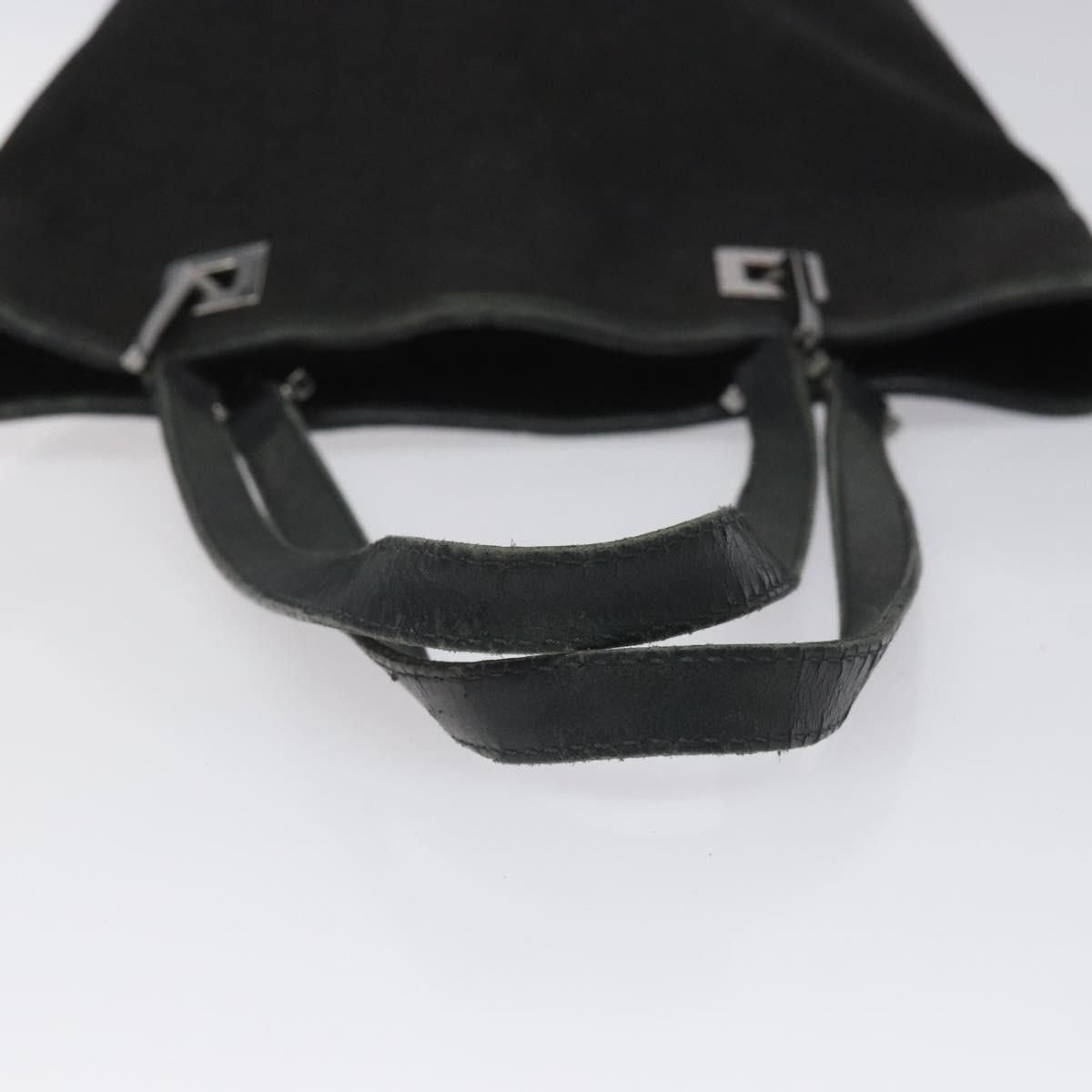 Gucci GUCCI GG Canvas Tote Bag Black Size ONE SIZE - 7 Thumbnail