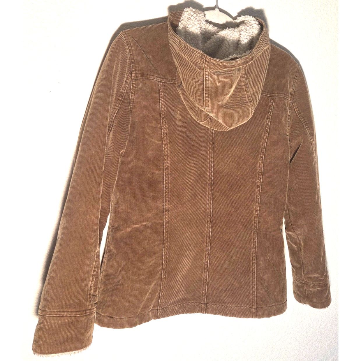 Sonoma Sonoma Lifestyle Brown Corduroy Fur Lined Women's Jacket Size S / US 4 / IT 40 - 5 Thumbnail