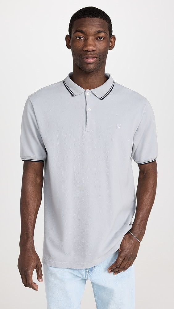 Maison Margiela o1y1124 Polo Shirt In Light Grey Size US M / EU 48-50 / 2 - 1 Thumbnail