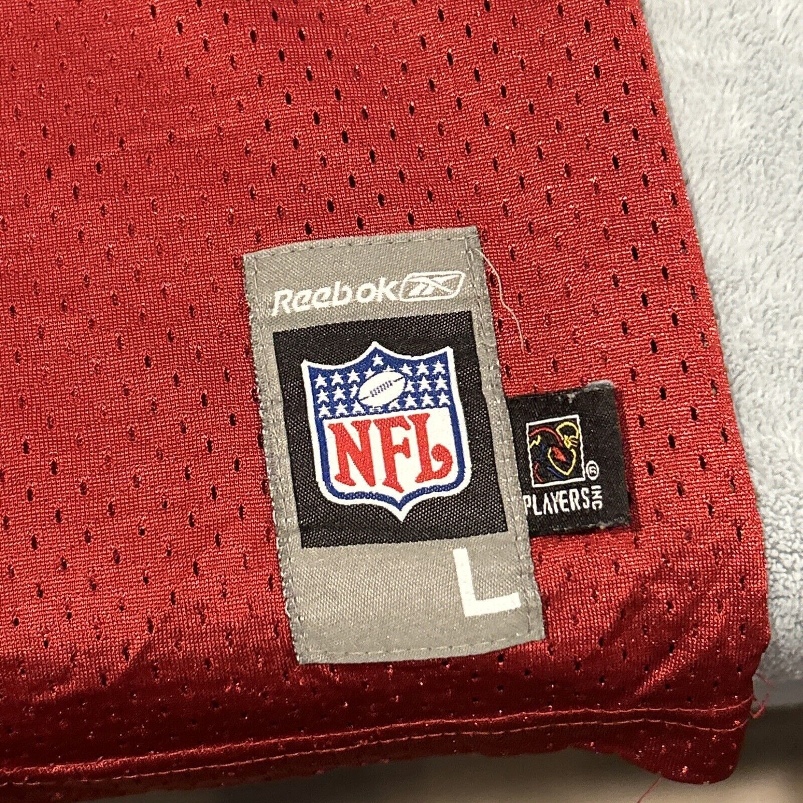 Reebok NFL 49ers Jersey Woods 81 Mens Chest 18 Small Youth Large Size US L / EU 52-54 / 3 - 8 Thumbnail