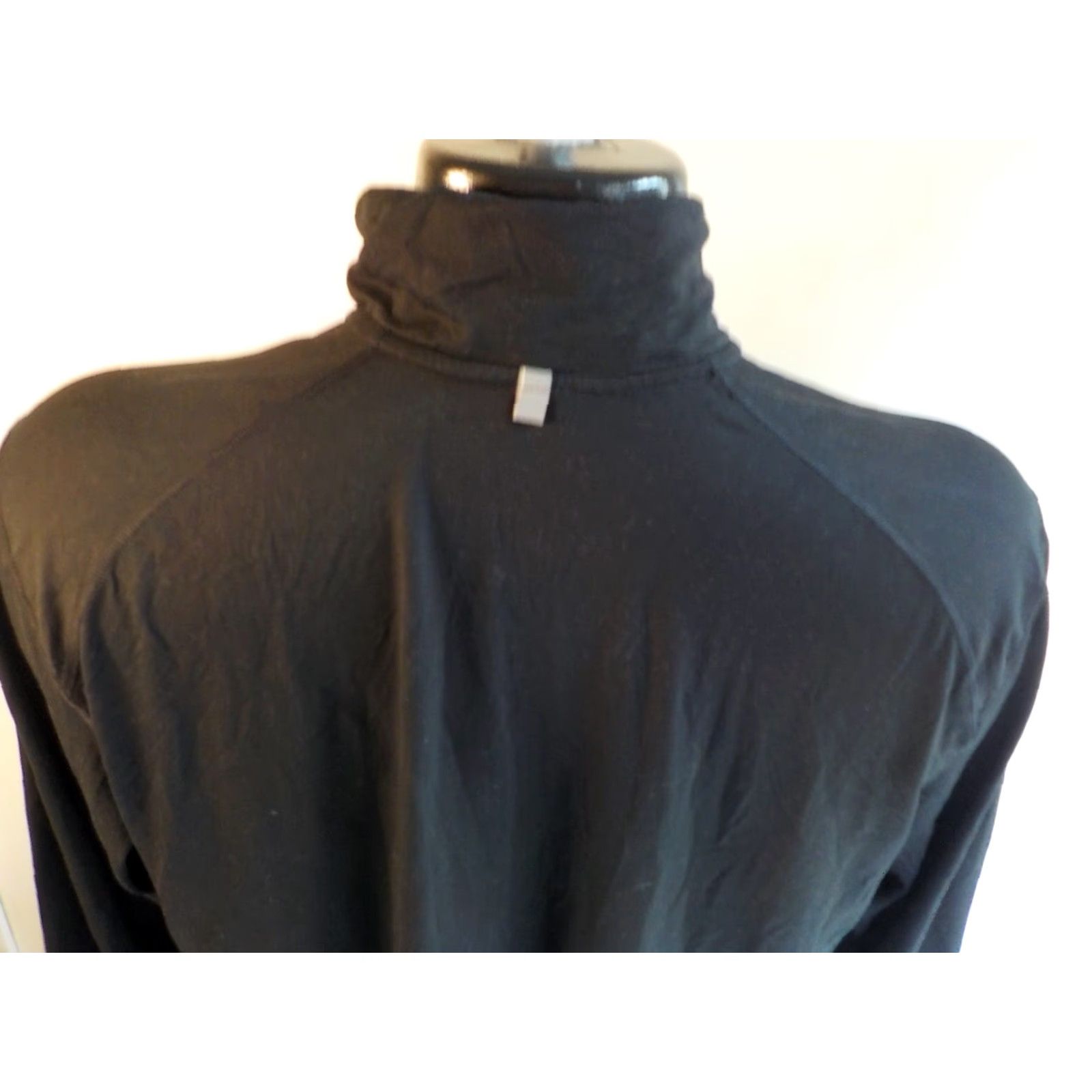 Nike Nike Dri-Fit 1/4 Zip Pullover Long Sleeve Thumbholes Black Large Men Sportswear Size US L / EU 52-54 / 3 - 4 Thumbnail