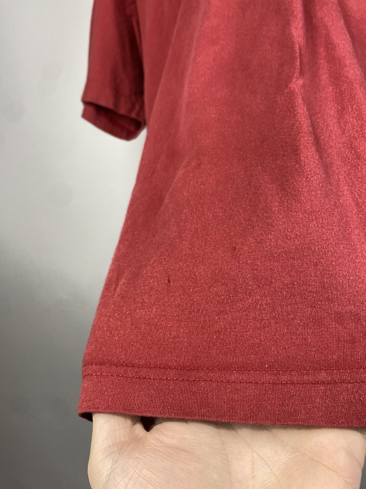 Fila × Vintage Vintage 90s FILA Faded Blank Tee shirt Y2K rare Size US L / EU 52-54 / 3 - 8 Thumbnail