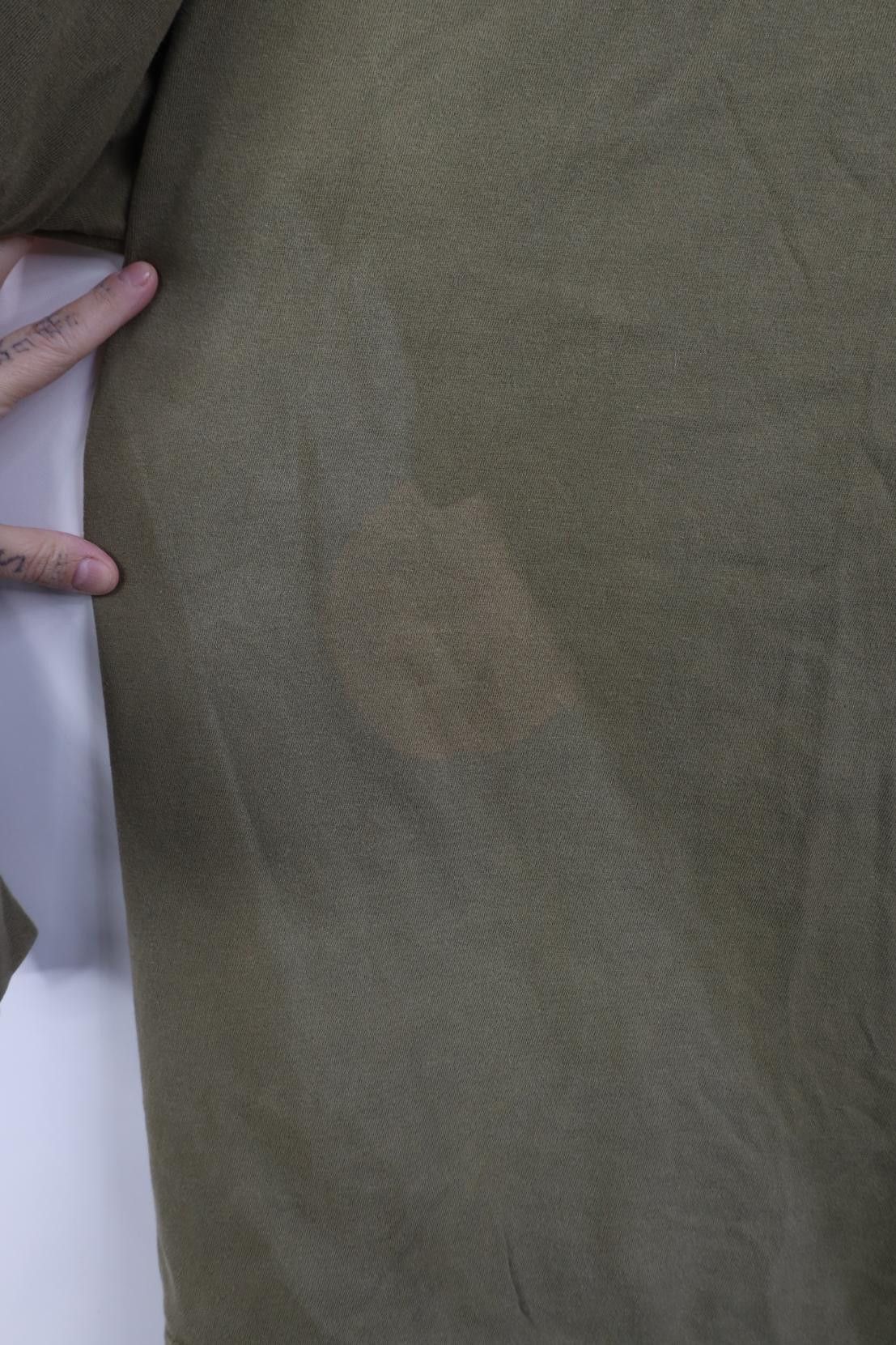 Vintage Vintage 90s Streetwear Cotton Long Sleeve T-Shirt Olive Size US L / EU 52-54 / 3 - 7 Thumbnail