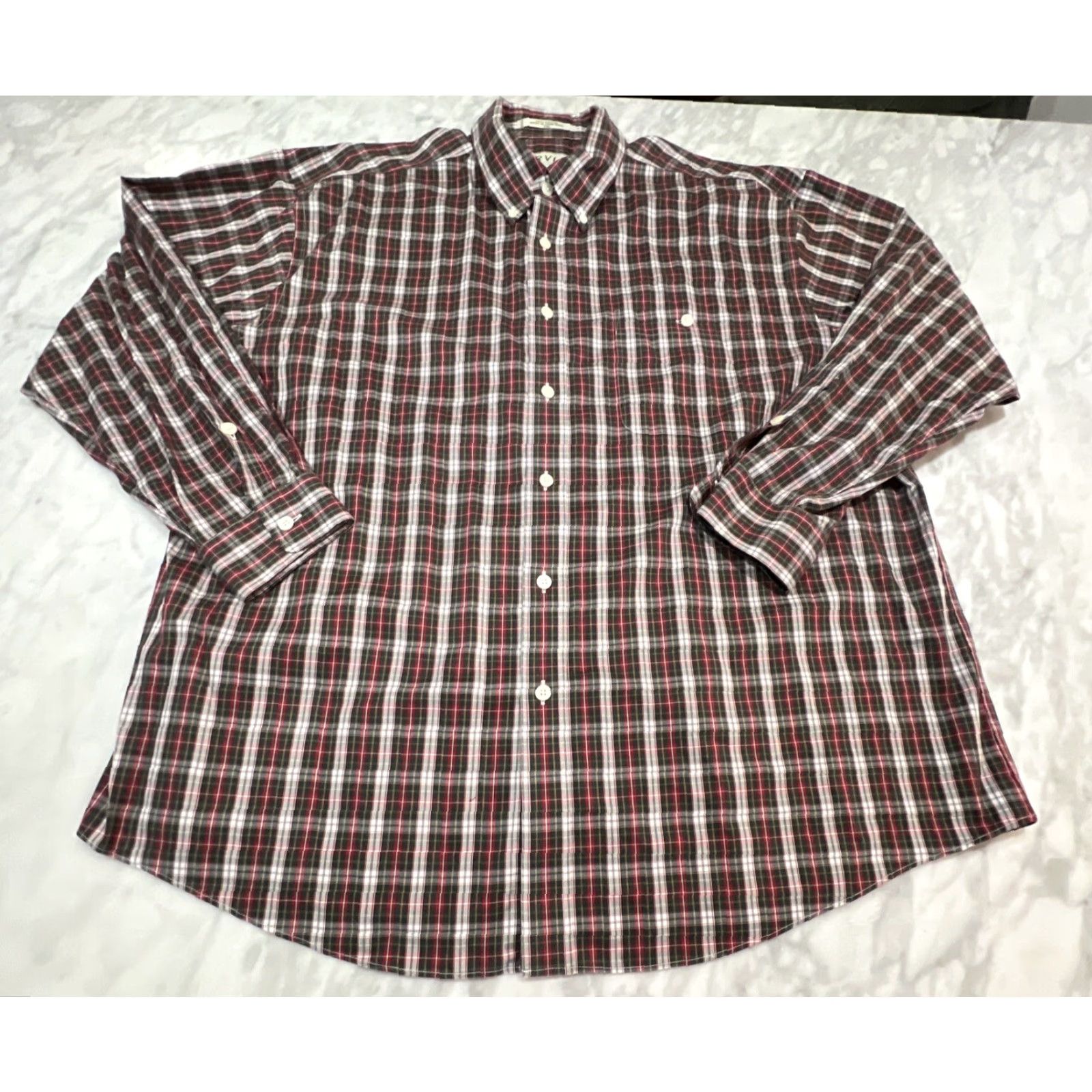 Orvis Orivs Men 2XL Long Sleeve Button-Down Plaid 100% Cotton Shirt Fishing Hiking Shirt Mens Regular Multicolor Plaid Jacket? Size US XXL / EU 58 / 5 - 2 Thumbnail