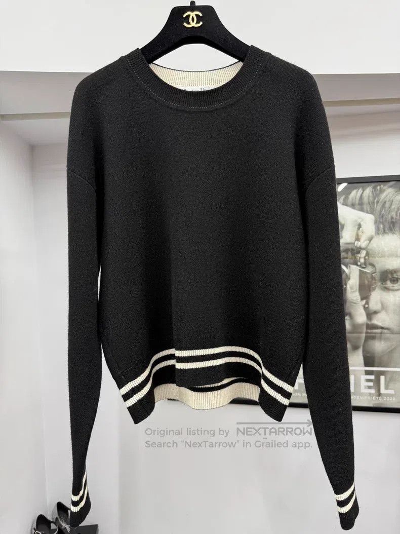 Dior Dior Black 8-character cashmere sweater Size XS / US 0-2 / IT 36-38 - 1 Thumbnail