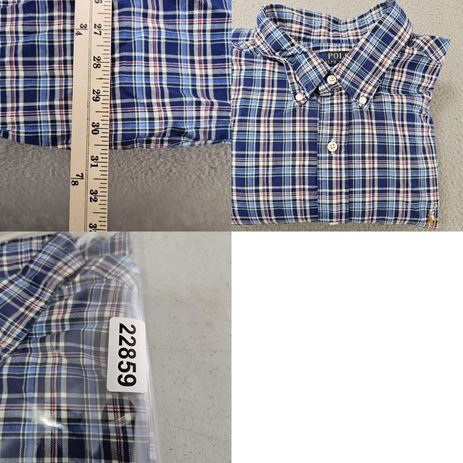 Polo Ralph Lauren Polo Ralph Lauren Shirt Mens 2XL Blue Plaid Classic Fit Long Sleeve Button Up Size US XXL / EU 58 / 5 - 8 Thumbnail