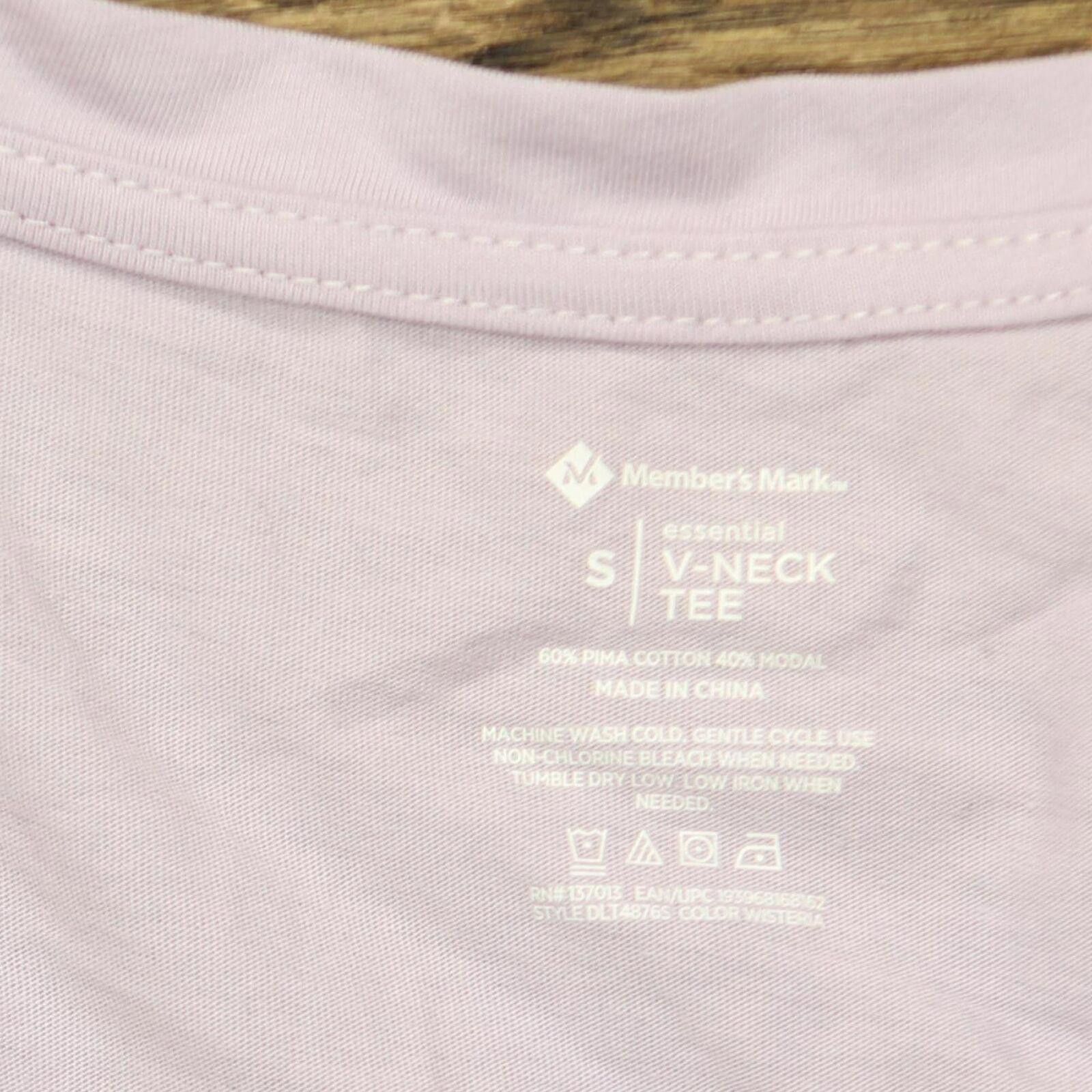 Other NWT Member's Mark T-Shirt Tee DLT4876S S Wisteria Purple Size S / US 4 / IT 40 - 4 Thumbnail