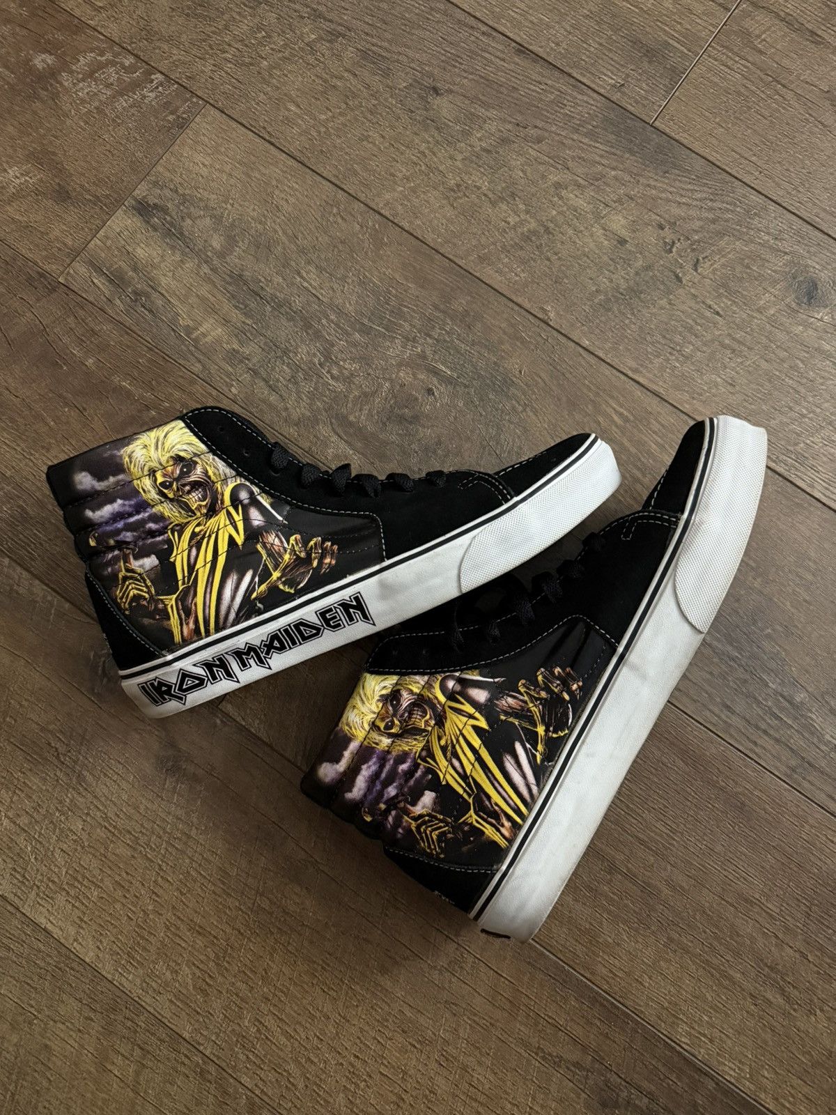 Metallica × Vans Iron Maiden Sk8-hi Black Size US 11 / EU 44 - 6 Thumbnail