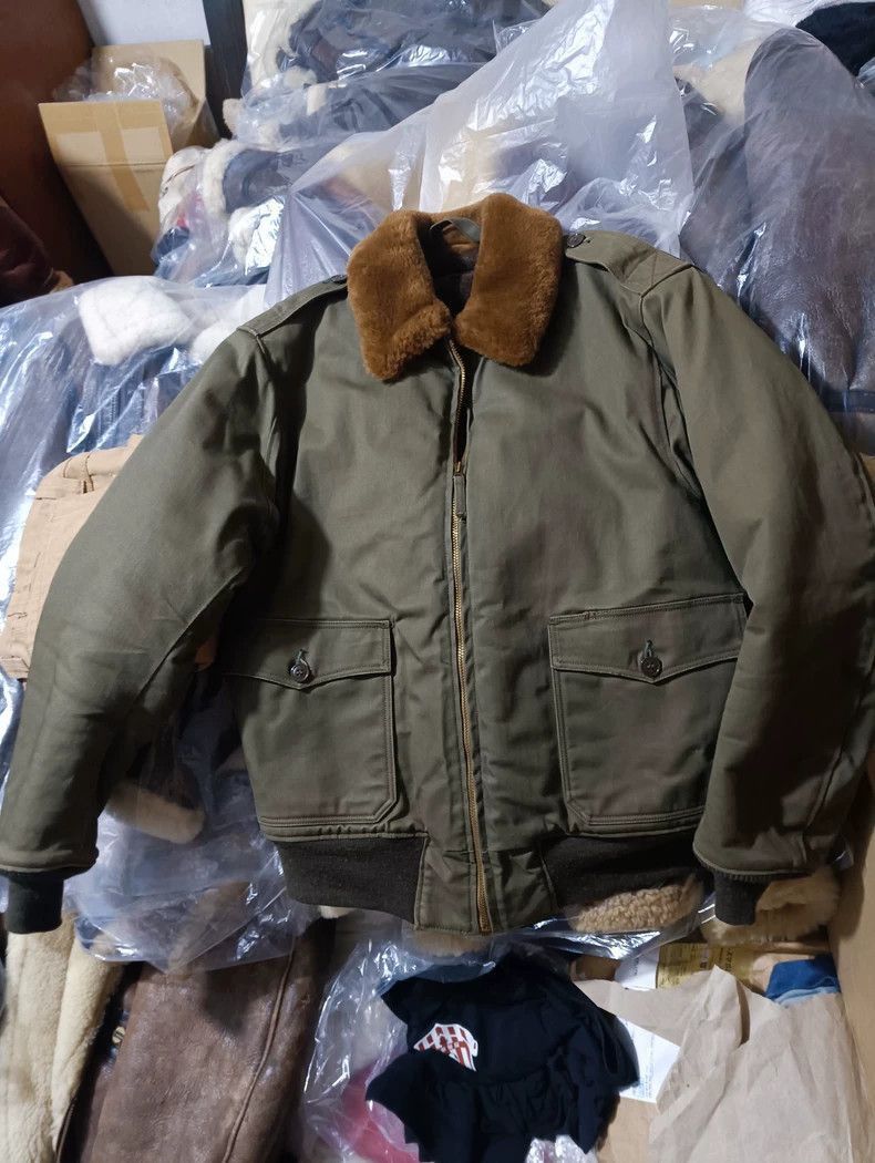 Freewheelers Heavy Weight Cotton Canvas Jacket with Alpaca Lining-2506 Size US L / EU 52-54 / 3 - 7 Thumbnail
