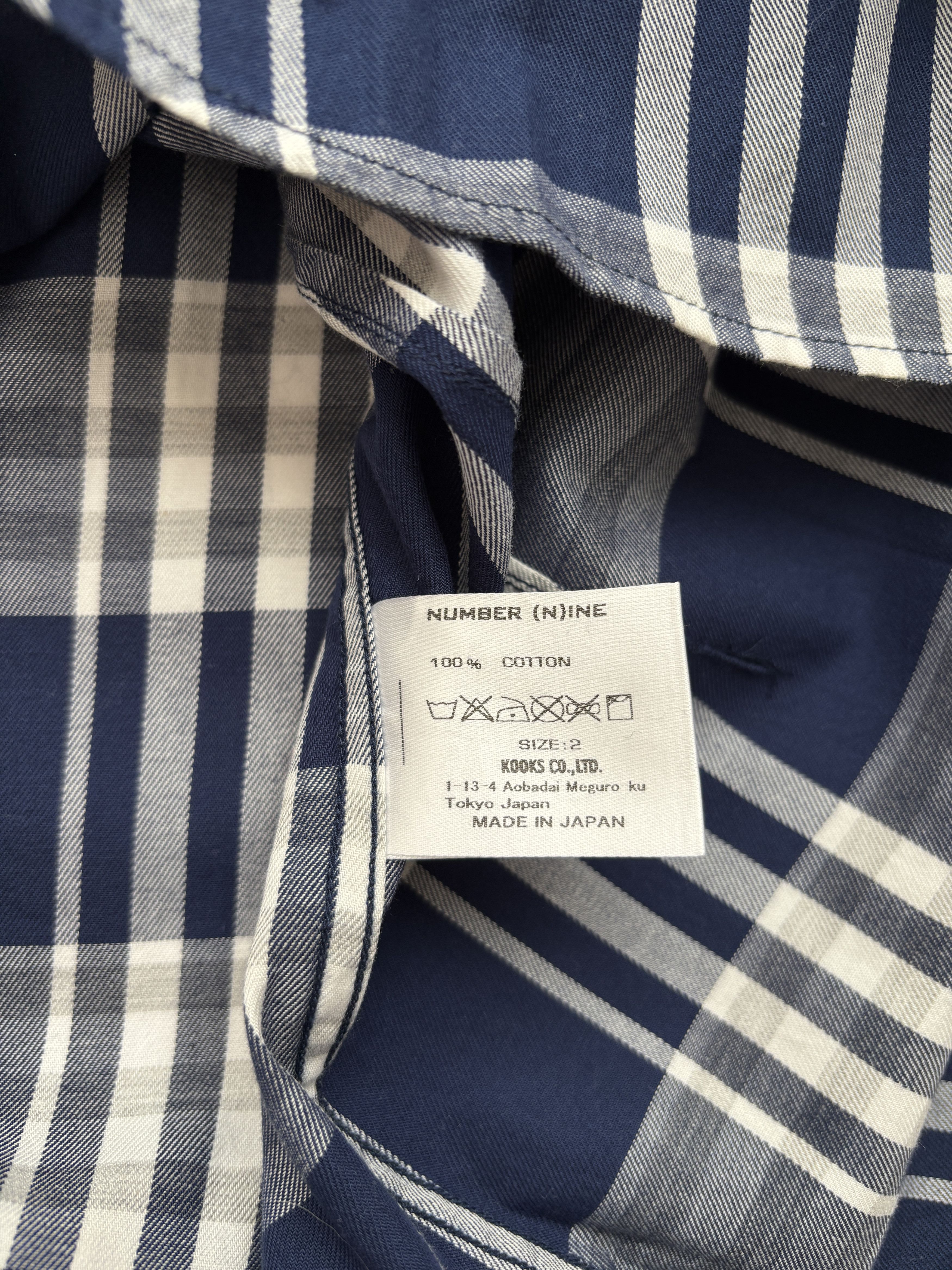 Number (N)ine ⚡️QUICK SALE⚡️Number (N)ine Blue & White Short Sleeve Shirt Size US M / EU 48-50 / 2 - 5 Thumbnail