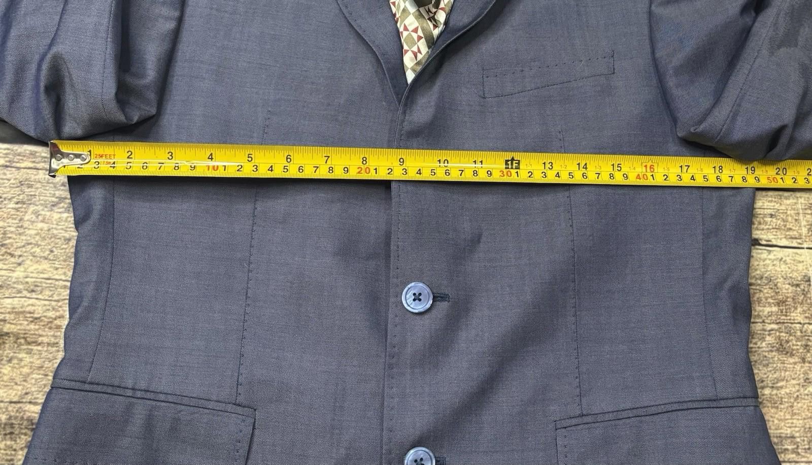 Ted Baker Ted Baker London Blazer Jacket Mens 38R Wool Satin Wool Size 38R - 11 Thumbnail