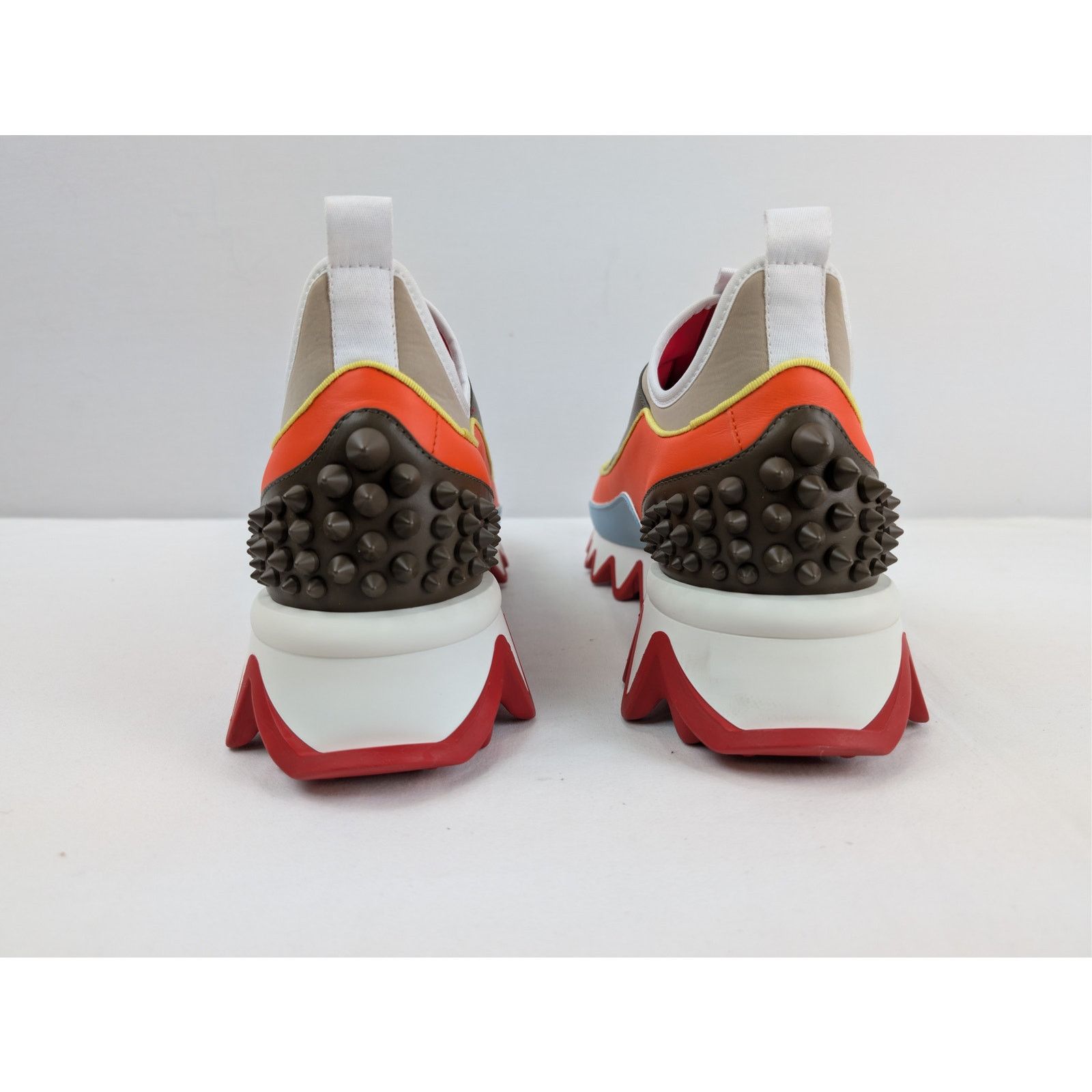 Christian Louboutin o1rshd1 Sharkyloub SP Spikes Flat Shoe Sneakers Multicolor Size US 10 / EU 43 - 12 Thumbnail