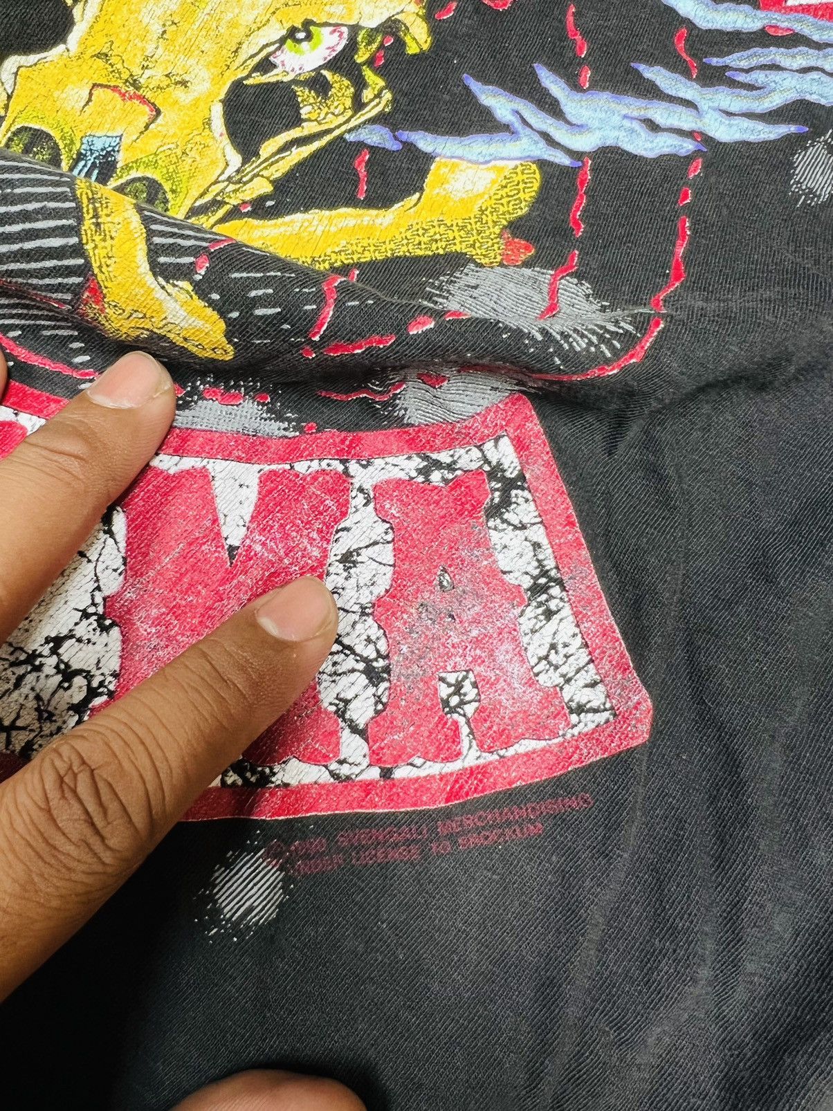 Aerosmith × Band Tees × Vintage Vintage Aerosmith Pump Tour 1990 Tee Size US XL / EU 56 / 4 - 5 Thumbnail
