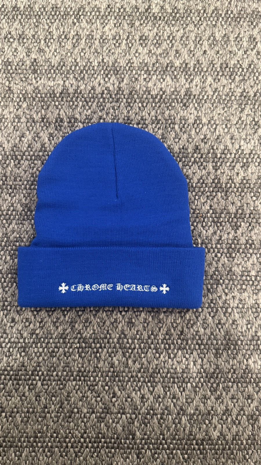 Chrome Hearts Chrome Hearts CH Blue Beanie Size ONE SIZE - 2 Thumbnail