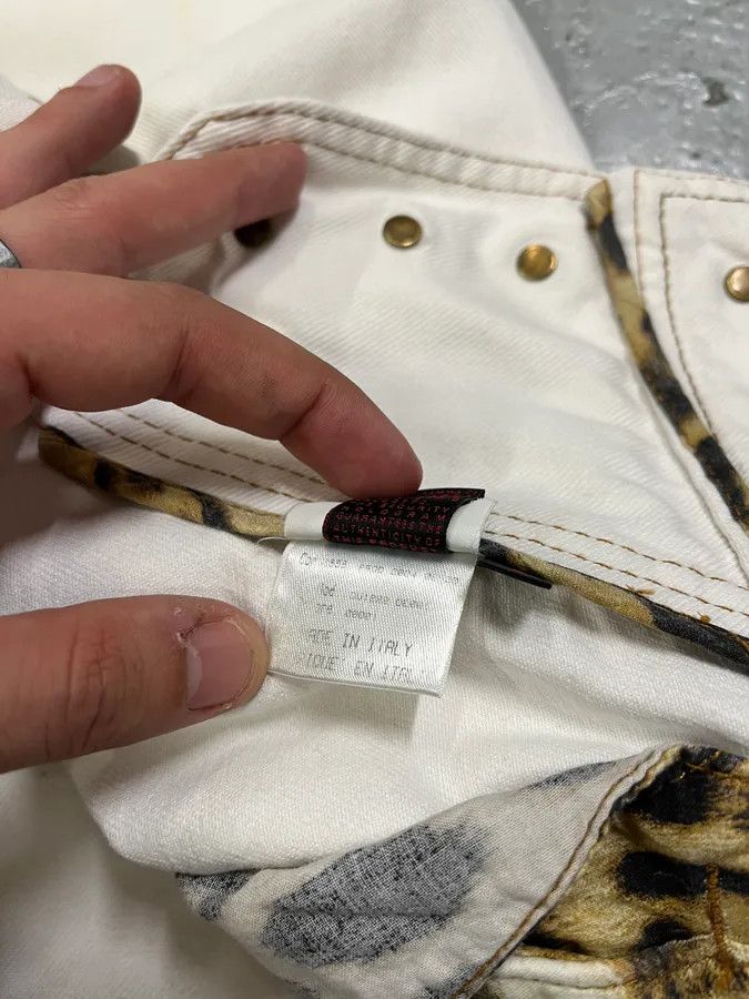 Designer × Roberto Cavalli × Vintage AW2000 Roberto Cavalli White Royal Pants Size US 33 - 11 Thumbnail