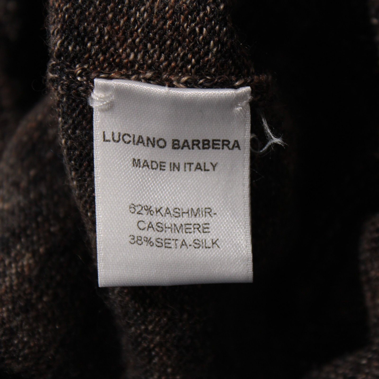 Luciano Barbera Luciano Barbera Sweater Size US XL in Brown Size US XL / EU 56 / 4 - 9 Thumbnail