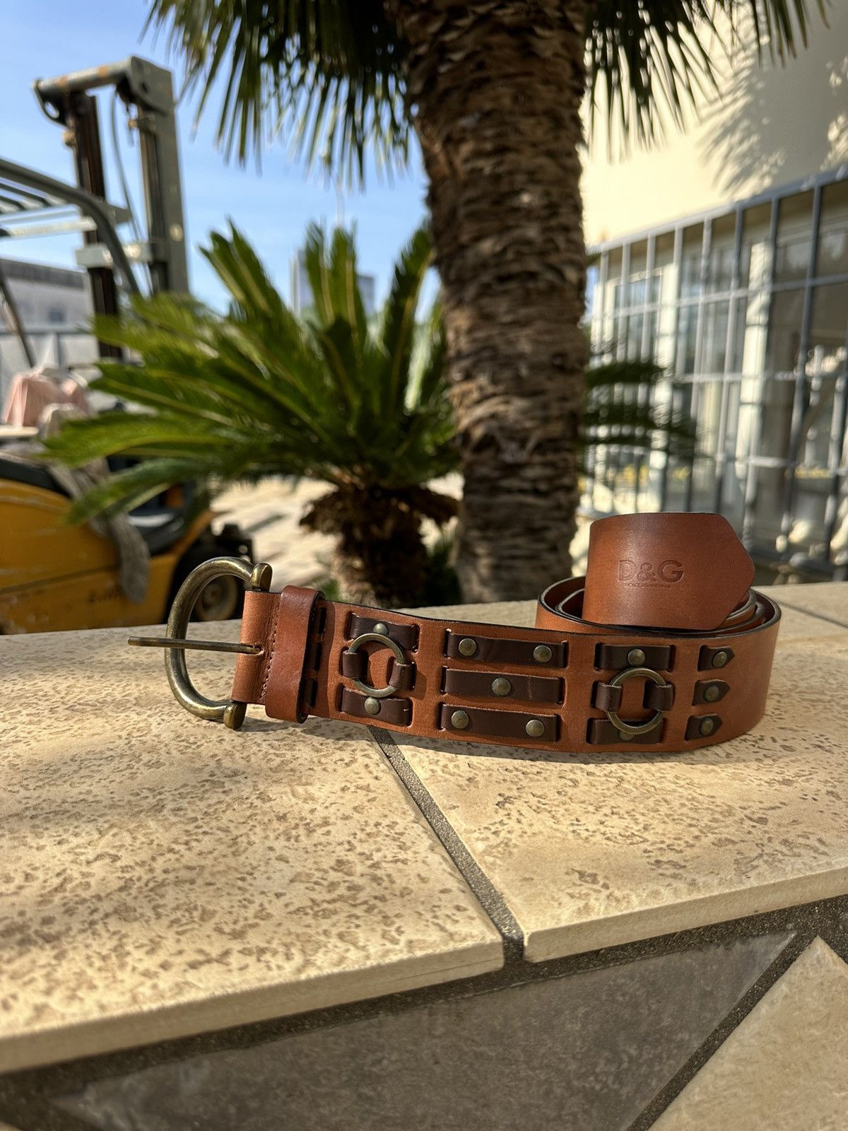 Dolce & Gabbana Dolce&Gabbana Belt Leather Brown Size ONE SIZE - 2 Thumbnail