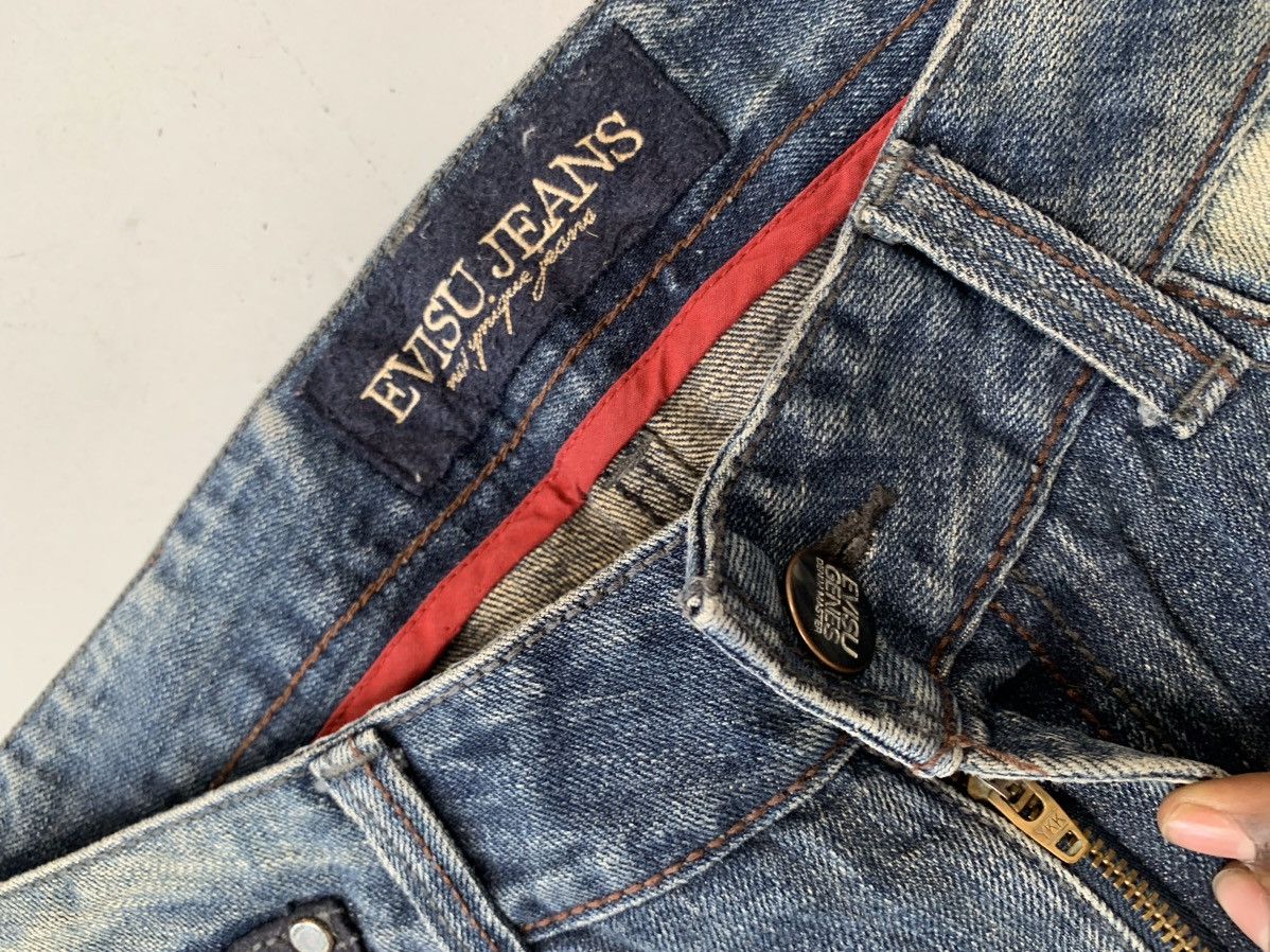 Japanese Brand Vintage Evisu inspired denim Size US 32 / EU 48 - 5 Thumbnail