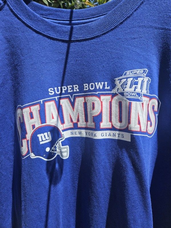 Reebok New York Giants 2008 Super Bowl Champions Reebok Tee Size US XXL / EU 58 / 5 - 3 Thumbnail