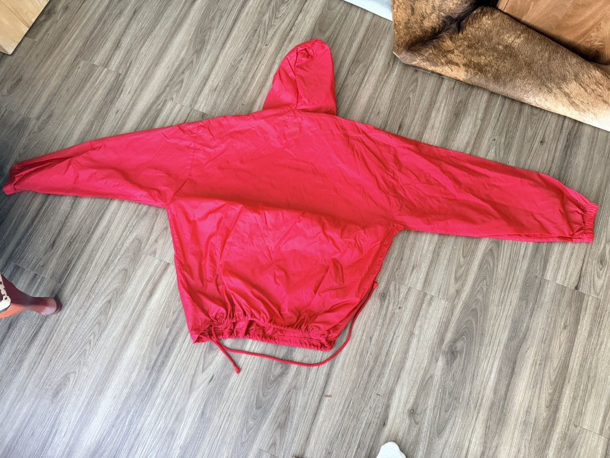 Steve And Barrys Steve & Barry's Red Wisconsin Hooded Half Zip Windbreaker XL Size US XL / EU 56 / 4 - 5 Thumbnail