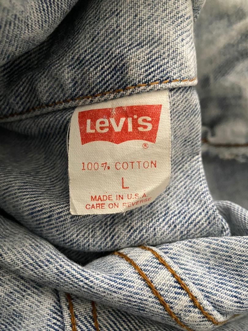 Levi's Vintage Clothing Vintage 80’s Levi’s Clothing Acid Wash Trucker Denim Jacket Size US L / EU 52-54 / 3 - 7 Thumbnail
