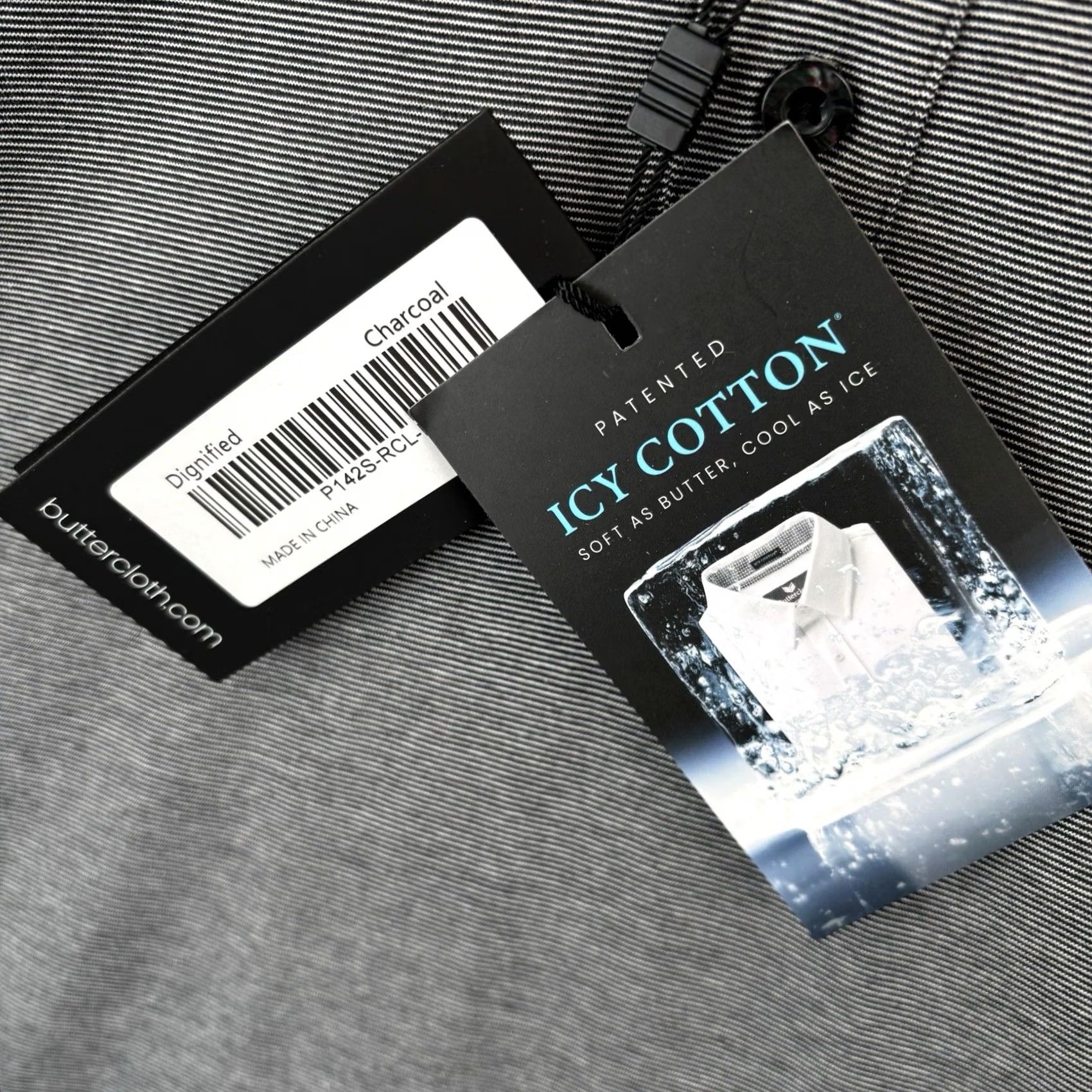 Vintage Butter Cloth Polo Shirt Men M Charcoal Gray Knit Short Sleeve Regular Fit Golf Size US M / EU 48-50 / 2 - 4 Thumbnail