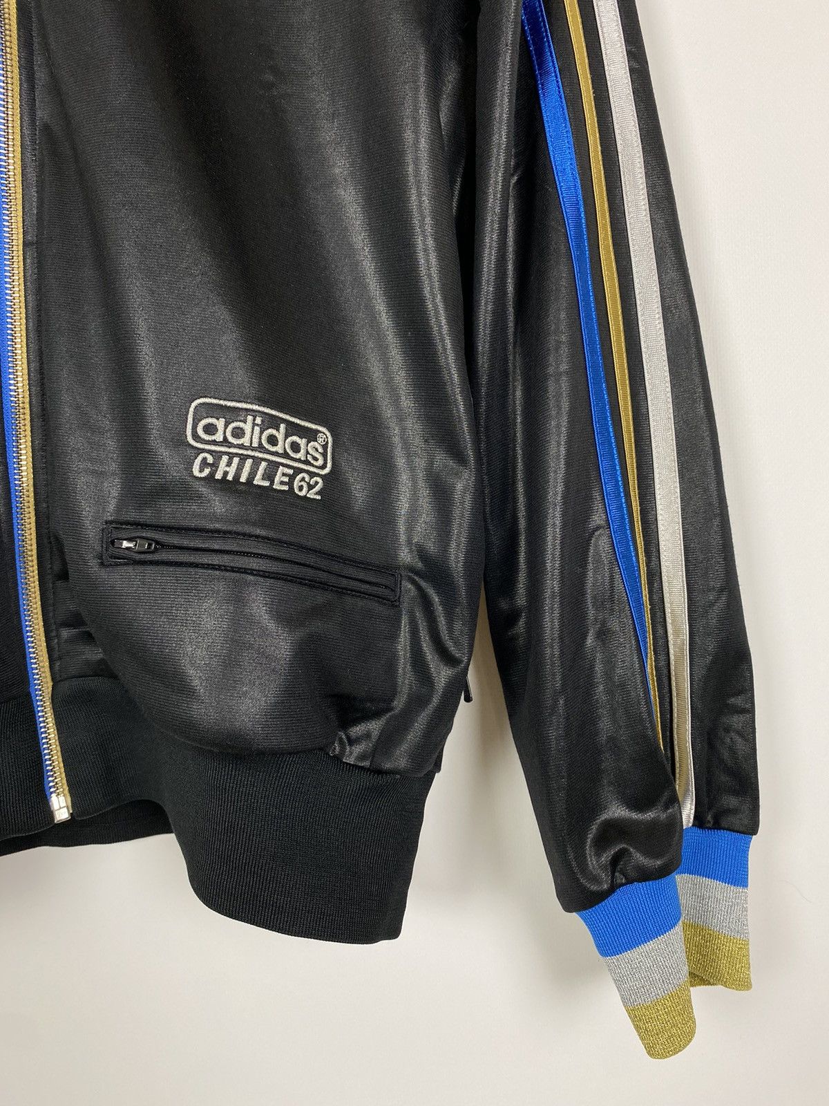 Adidas Adidas Originals Chile 62 Shiny Zip Up Track Top Size US M / EU 48-50 / 2 - 6 Thumbnail