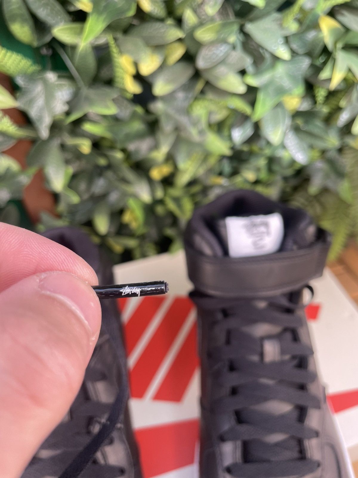 Nike × Stussy Nike x Stüssy Air Force 1 Mid "Black Snakeskin" Size US 9.5 / EU 42-43 - 14 Thumbnail