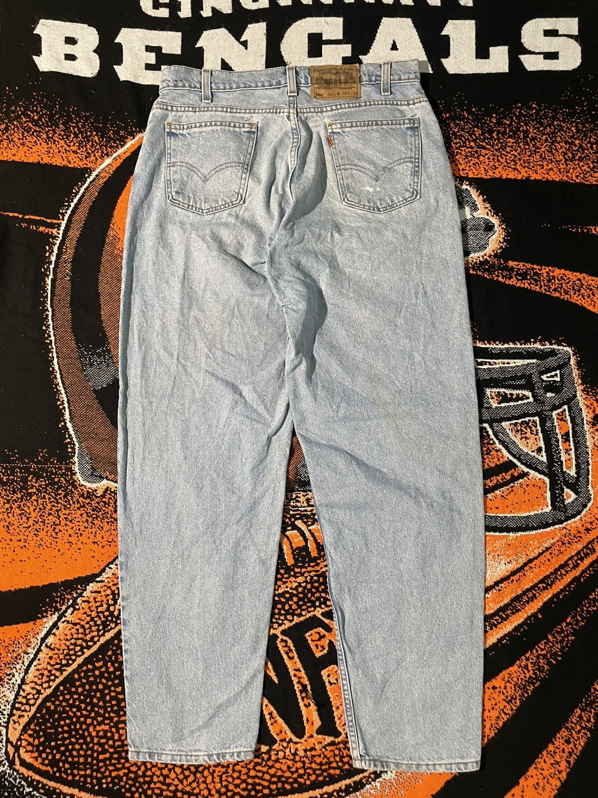 Levi's Vintage Levi’s 560 Loose Fit Tapered Leg 90s Jeans Pants Size US 34 / EU 50 - 7 Thumbnail