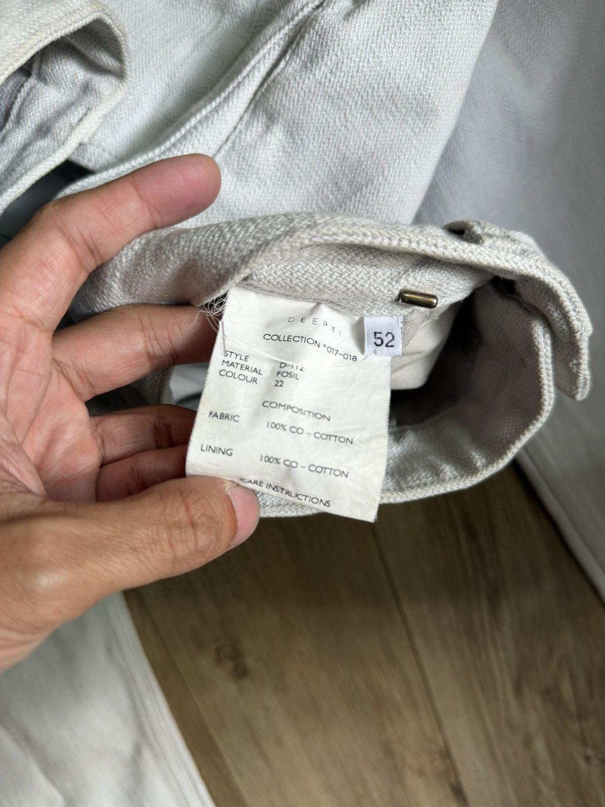 Deepti Deepti Denim Trouser Pants Size US 34 / EU 50 - 5 Thumbnail