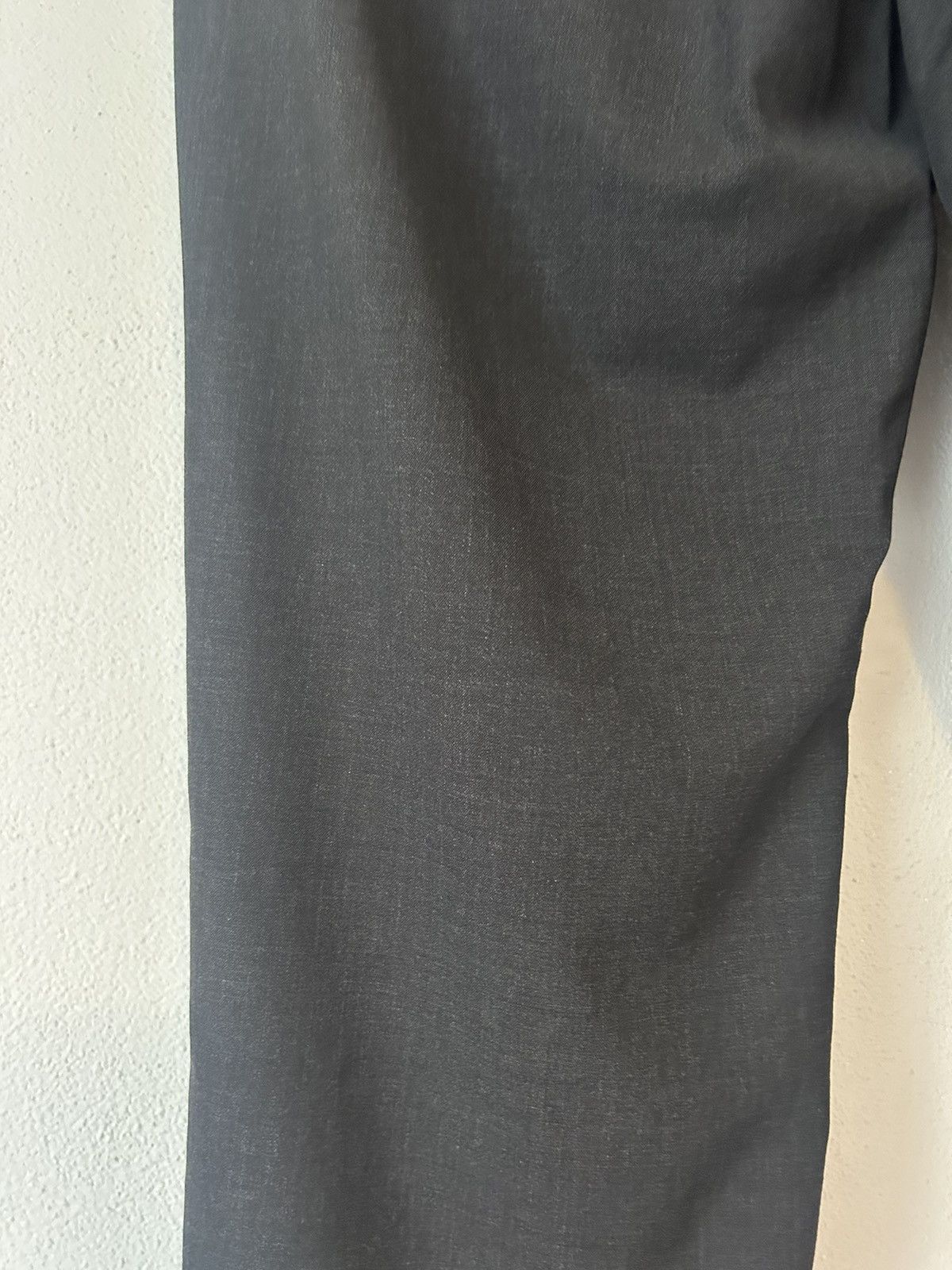 Prada Prada Black Wool Blend Slim Fit Trousers Size US 30 / EU 46 - 11 Thumbnail