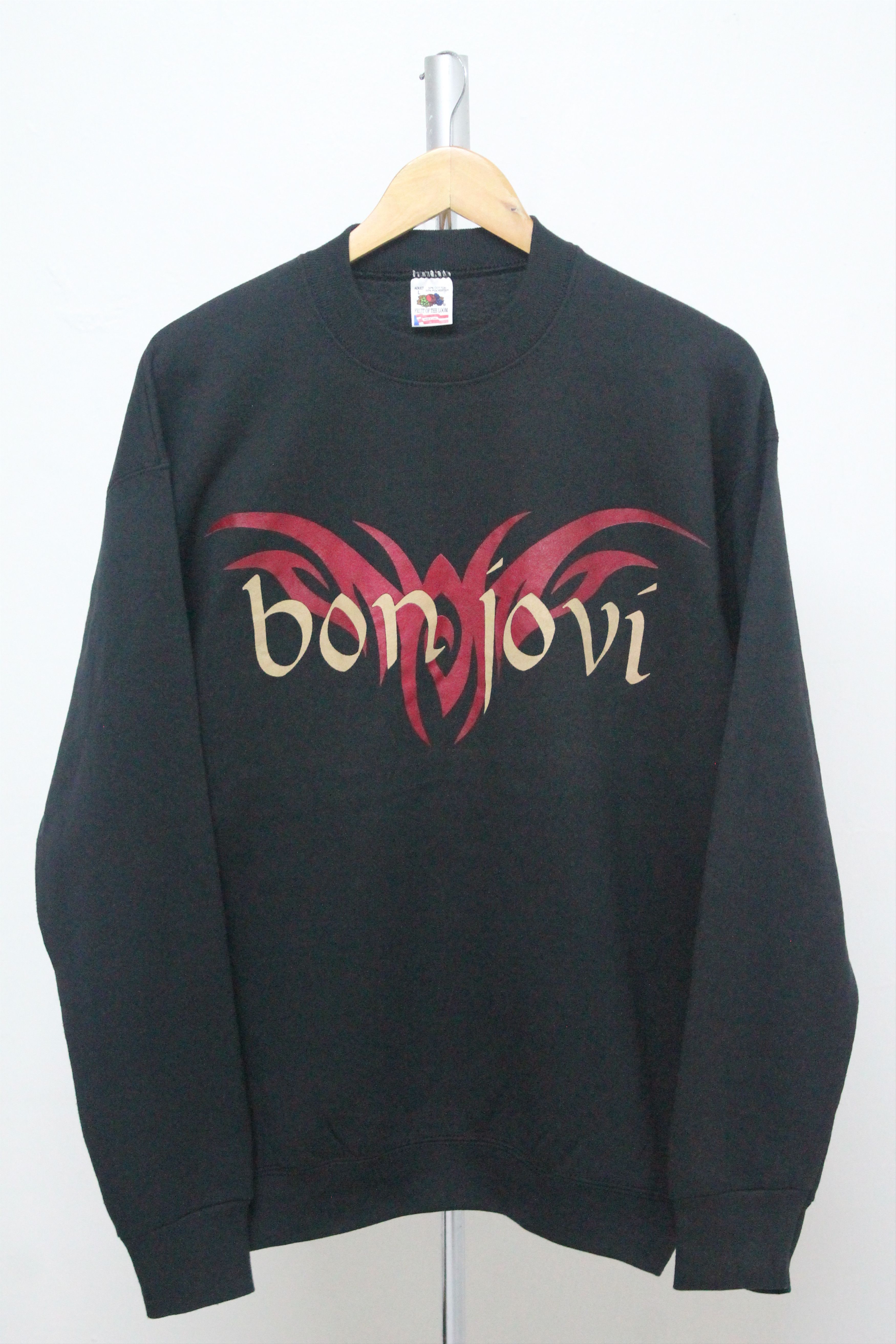 Band Tees Vintage BON JOVI 1995 Sweatshirt Made in USA. Size US L / EU 52-54 / 3 - 1 Thumbnail