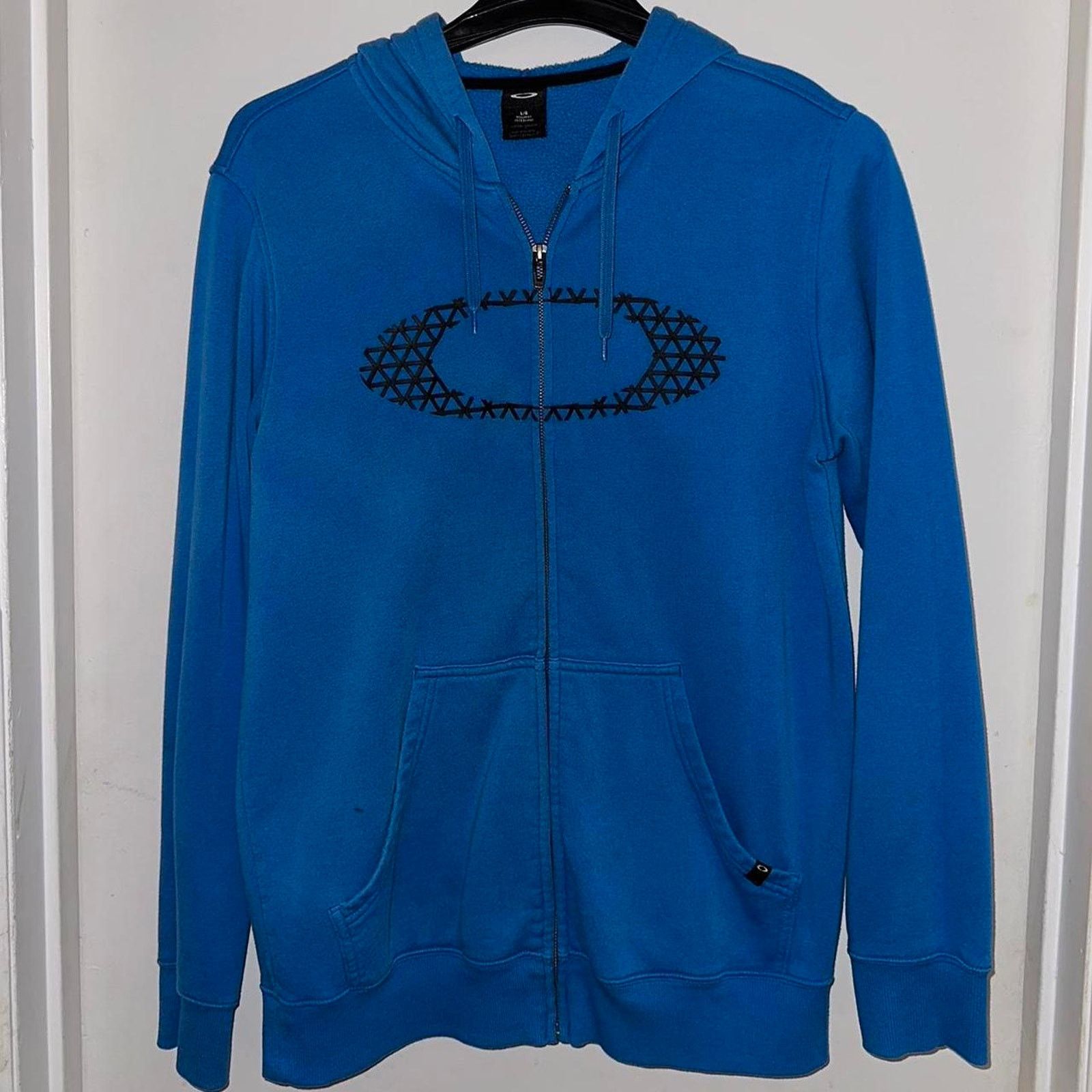 Oakley × Vintage Vintage Oakley Full Zip Up Hoodie Jacket Surf Skate size L Size US L / EU 52-54 / 3 - 1 Thumbnail