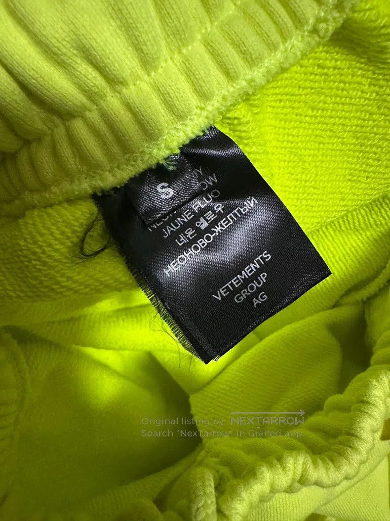 Vetements Vetements size S Neon Green Sports Pants Size US 27 - 4 Thumbnail