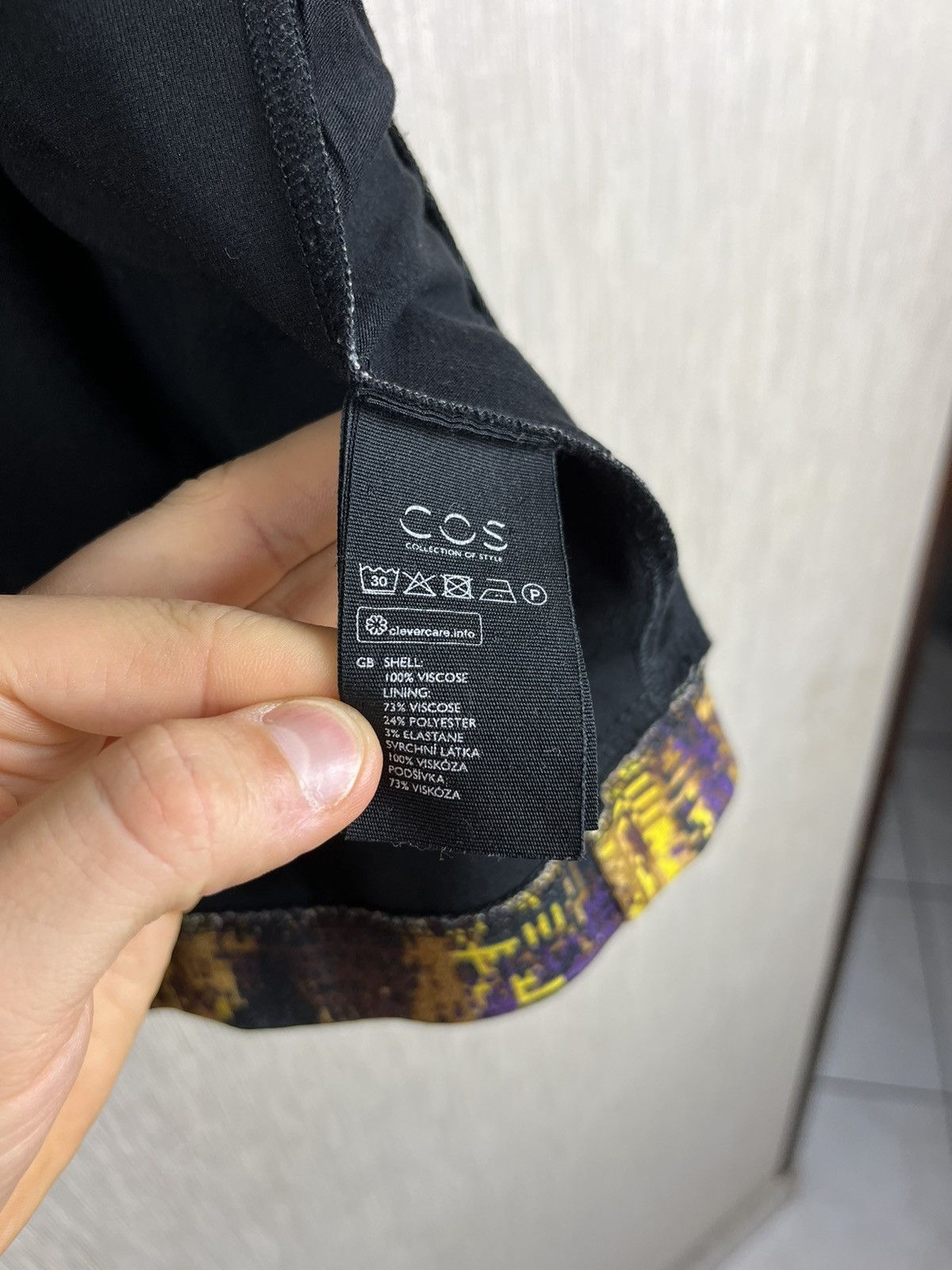 Cos × Designer COS abstract full print pixel light viscose jacket Size XS / US 0-2 / IT 36-38 - 16 Thumbnail