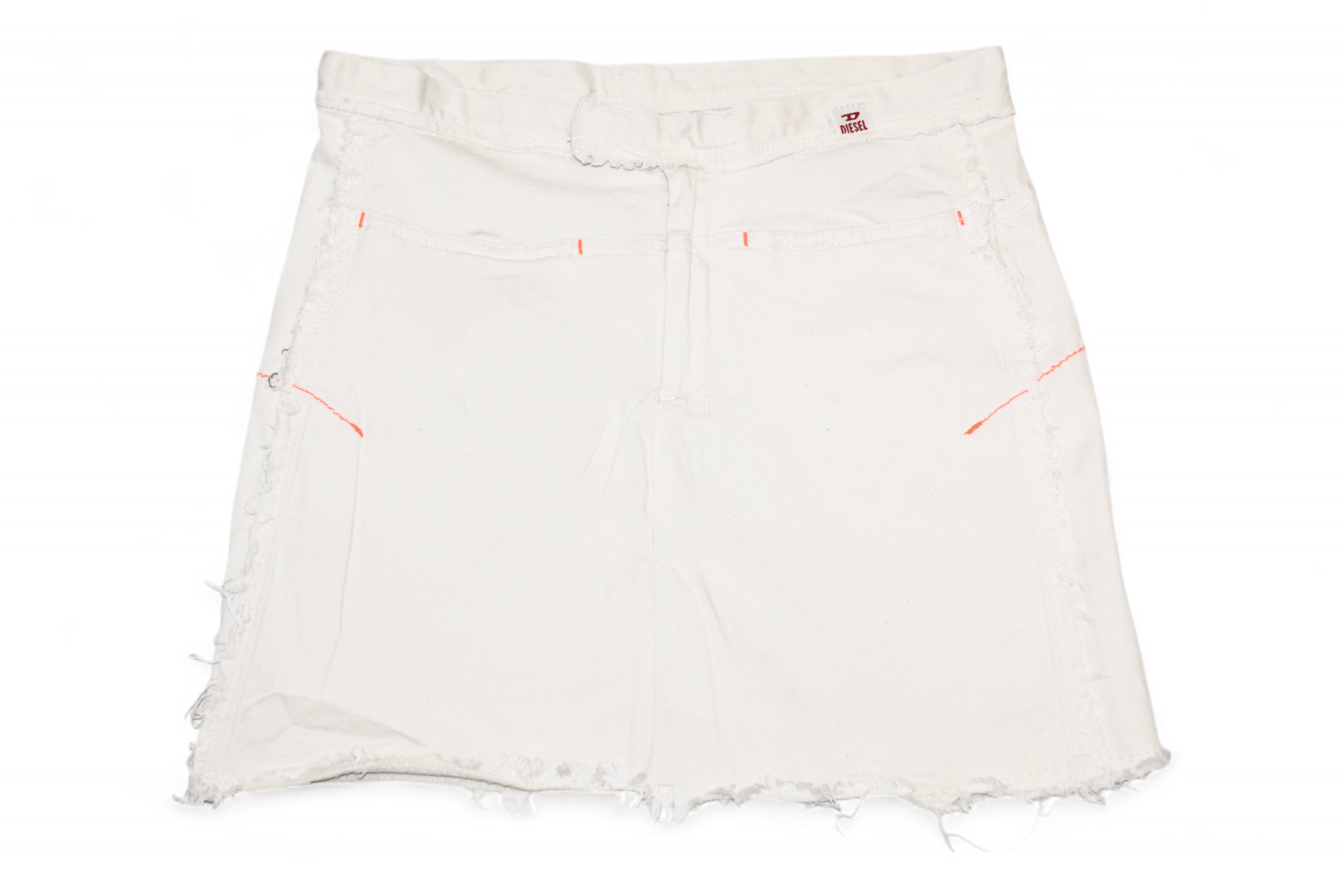 Diesel 90's Diesel Vestige Raw Cut Distressed Mini Skirt Size 28" / US 6 / IT 42 - 1 Thumbnail