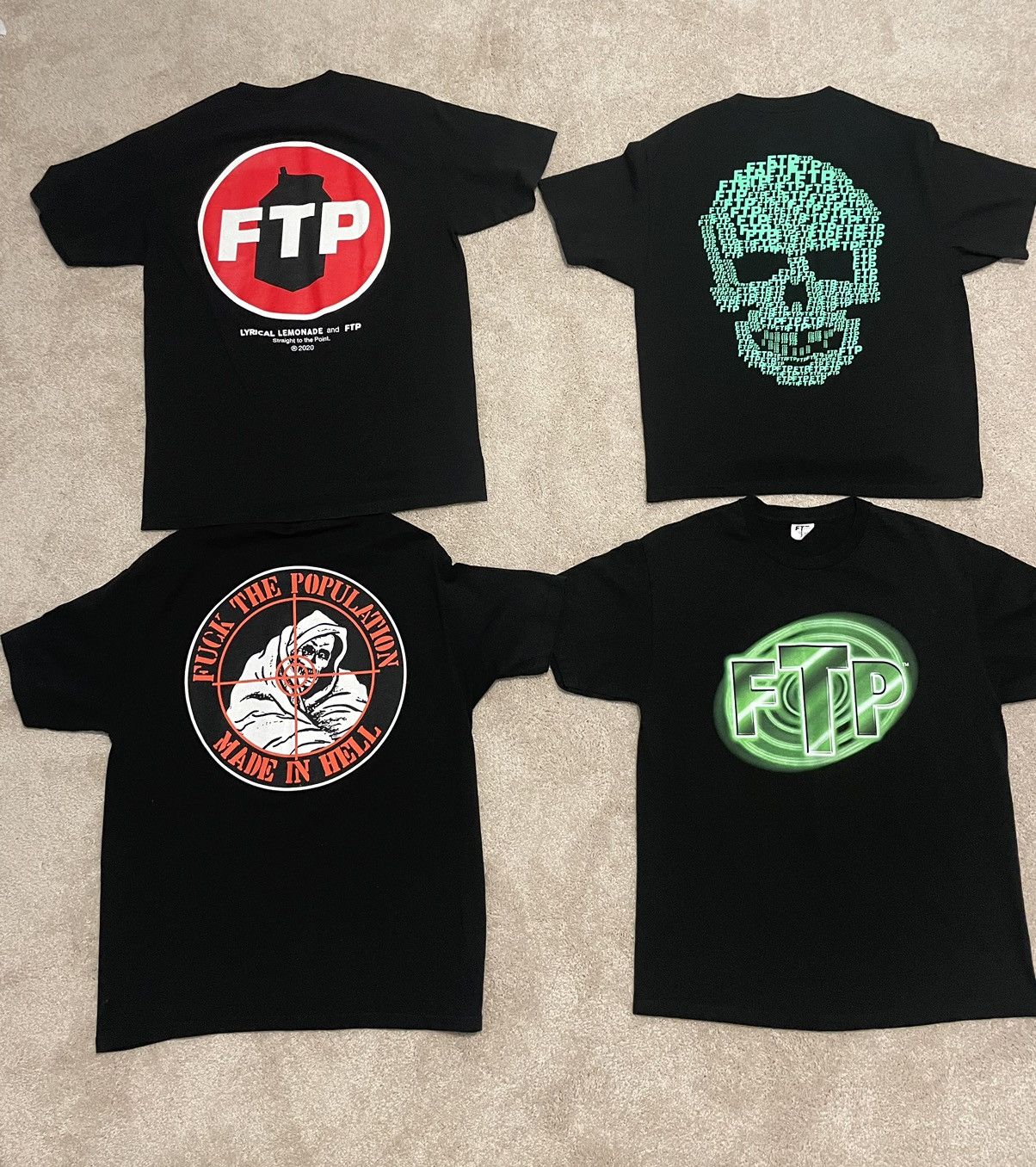 Fuck The Population FTP Size Large Lot Size US L / EU 52-54 / 3 - 2 Thumbnail